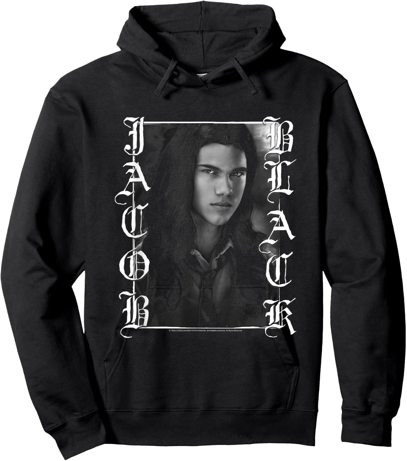 Twilight Jacob Black Gothic Frame Moody Portrait Movie Hoodie - Hoodie | Black