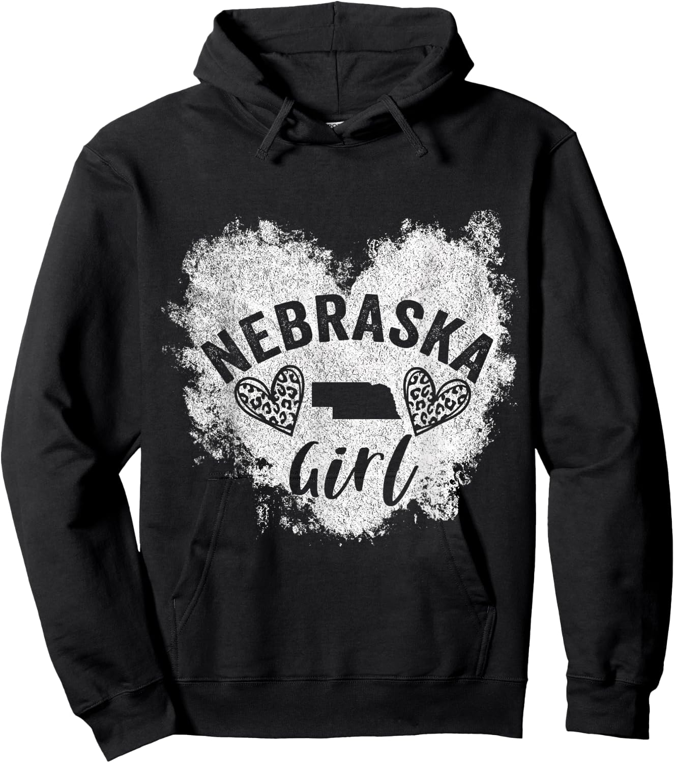 Nebraska Girl Funny Hometown Nebraska Home Nebraska Roots Hoodie - Hoodie | Black