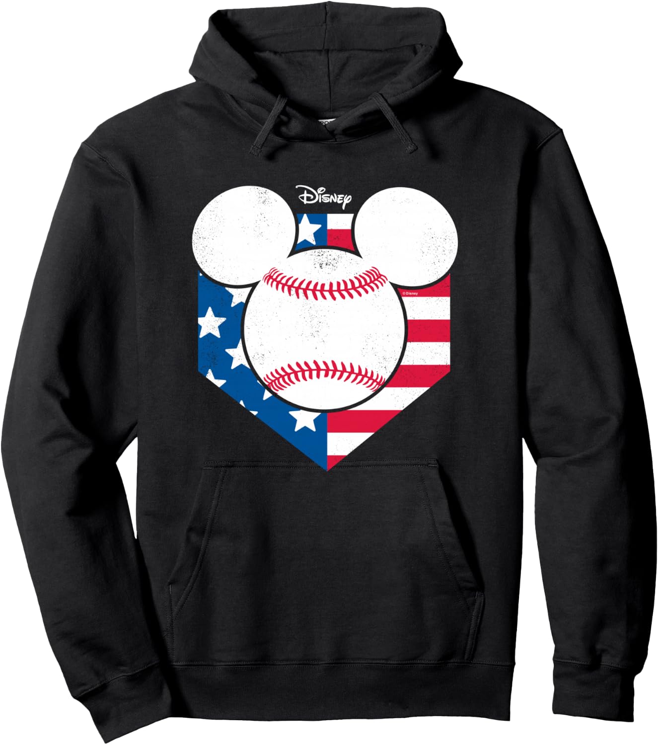 Disney - Mickey Baseball Diamond Hoodie - Hoodie | Black