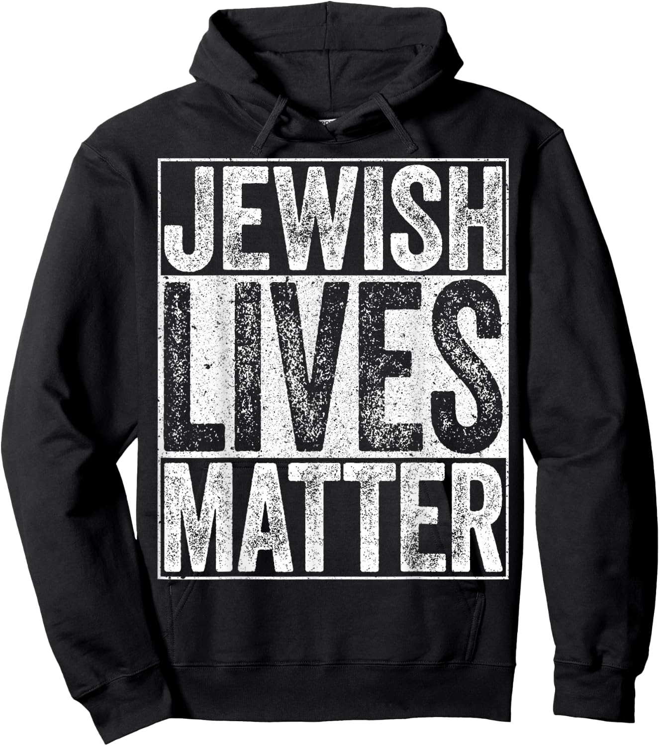 Jewish Lives Matter Shirt Men Women Kids Jews Support Hoodie - Hoodie | Black