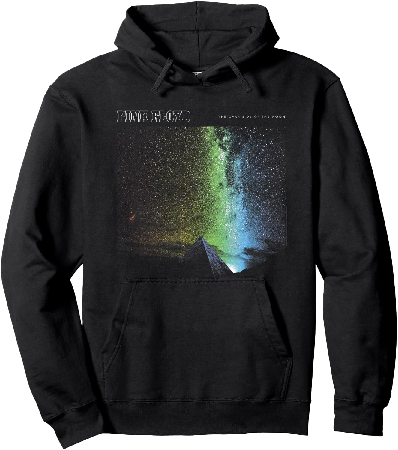 Pink Floyd The Dark Side of the Moon Pyramid with Prism Sky Hoodie - Hoodie | Black