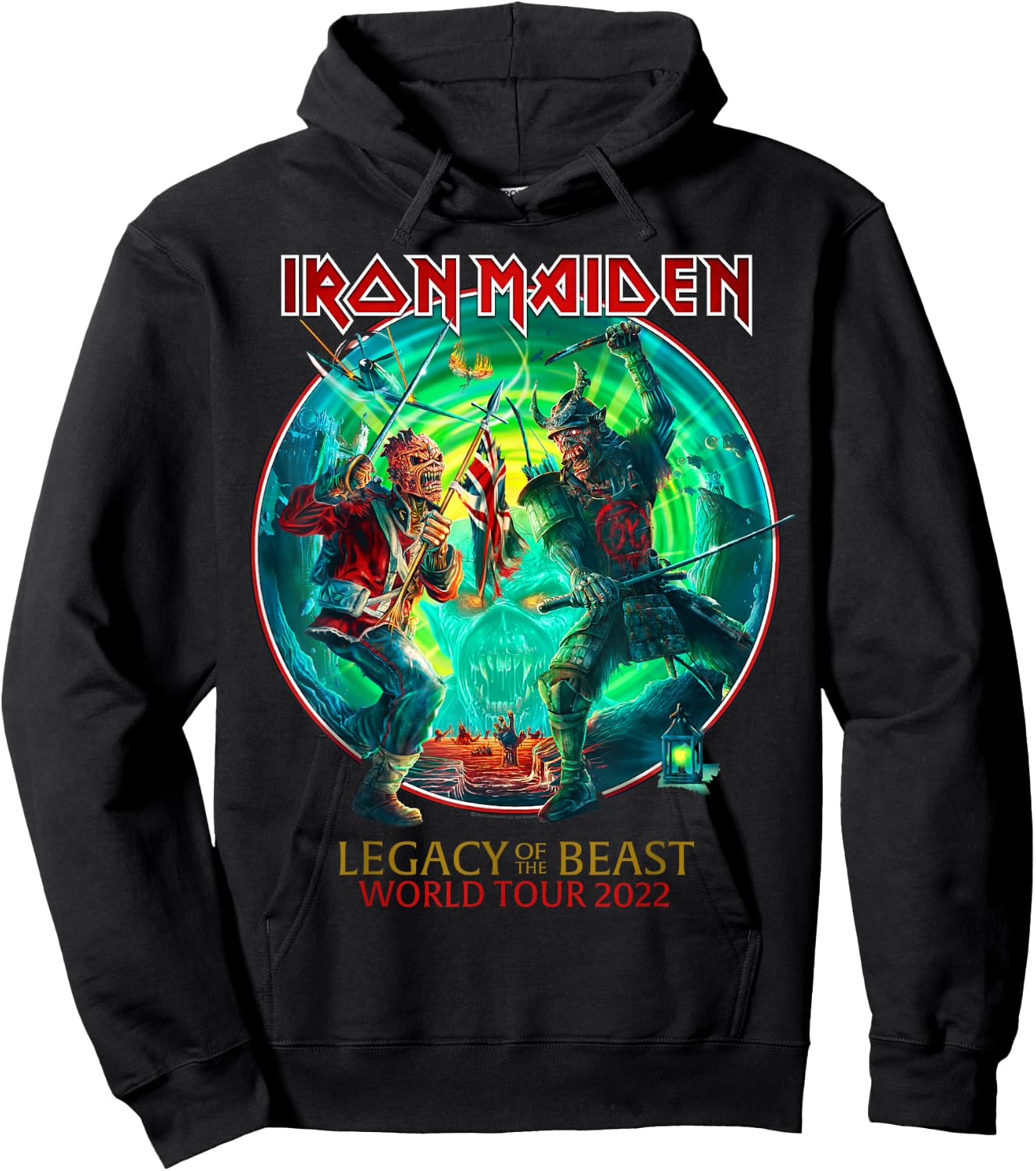 Iron Maiden - Legacy of The Beast World Tour 2022 Small Hoodie - Hoodie | Black