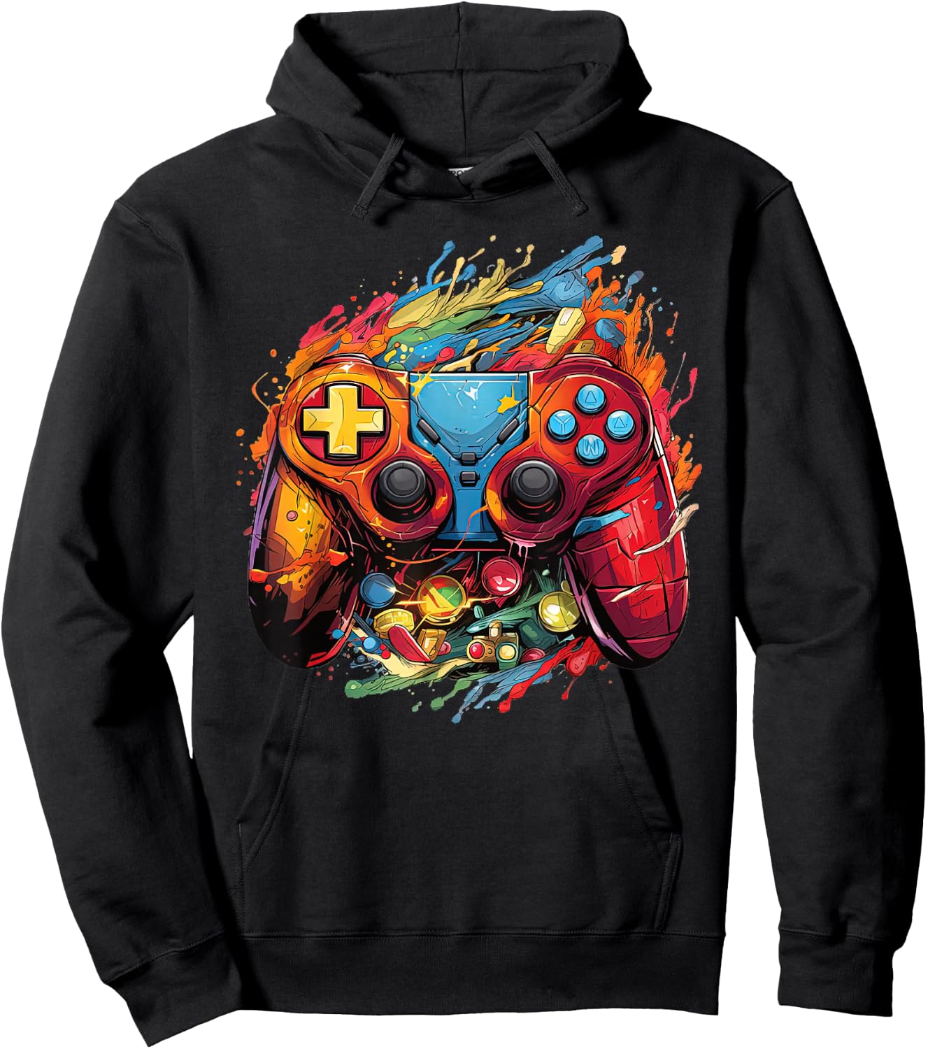 Gamer Aesthetic Graphic Gaming Video Games Boys Teens Kids Hoodie - Hoodie | Black