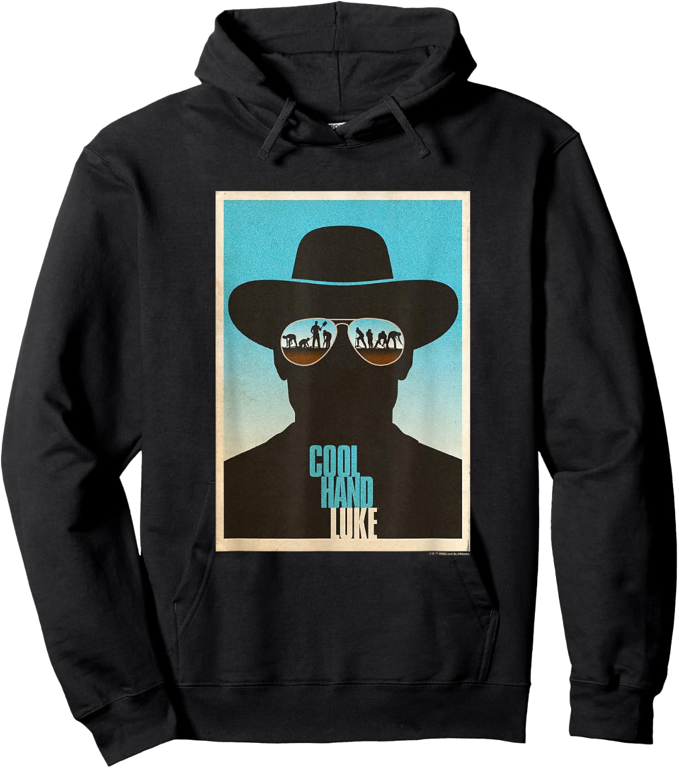 WB100 Cool Hand Luke Prison Life Aviator's Silhouette Hoodie - Hoodie | Black