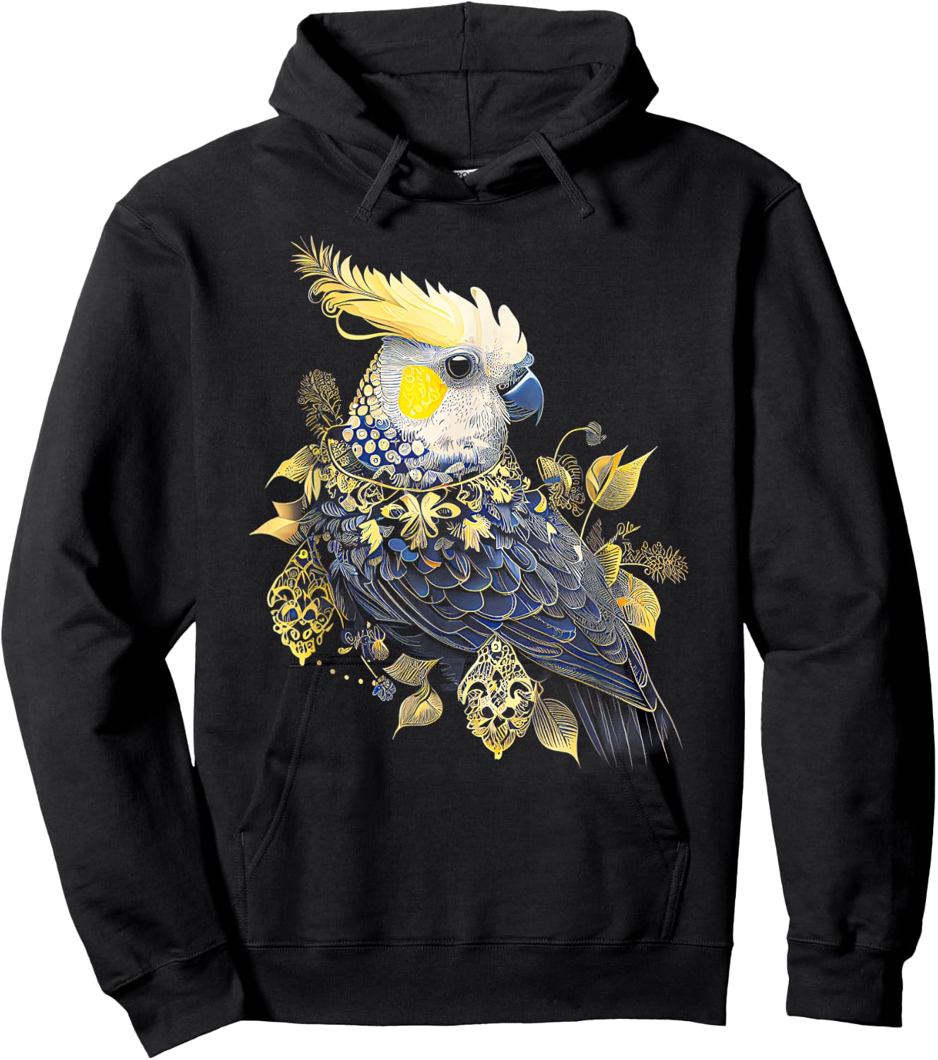 Love Cockatiel Women Parrot for pet Bird Lovers Cockatiel Hoodie - Hoodie | Black