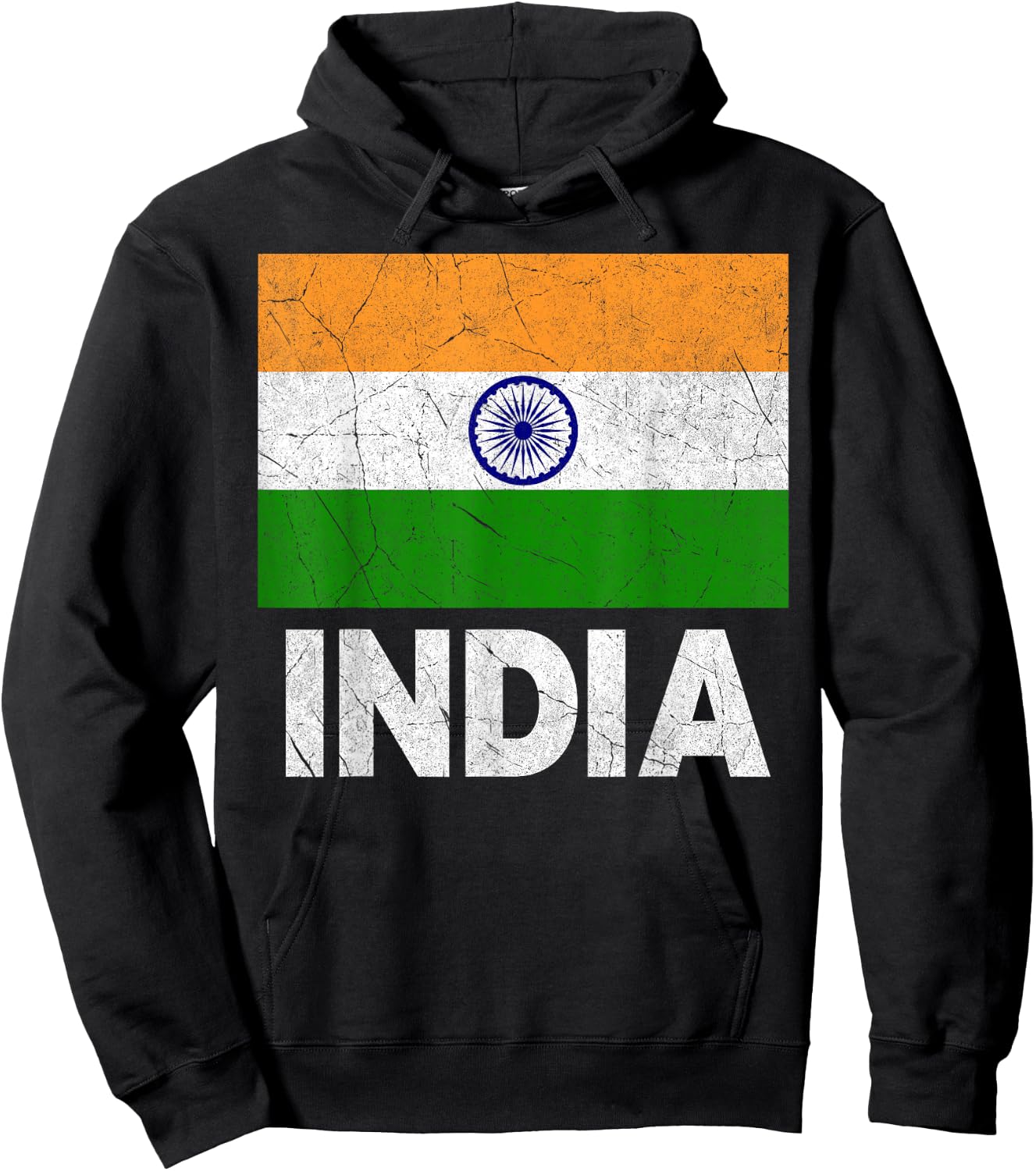 Indian Flag India Women Boys Girls Kids Birthday Hoodie - Hoodie | Black