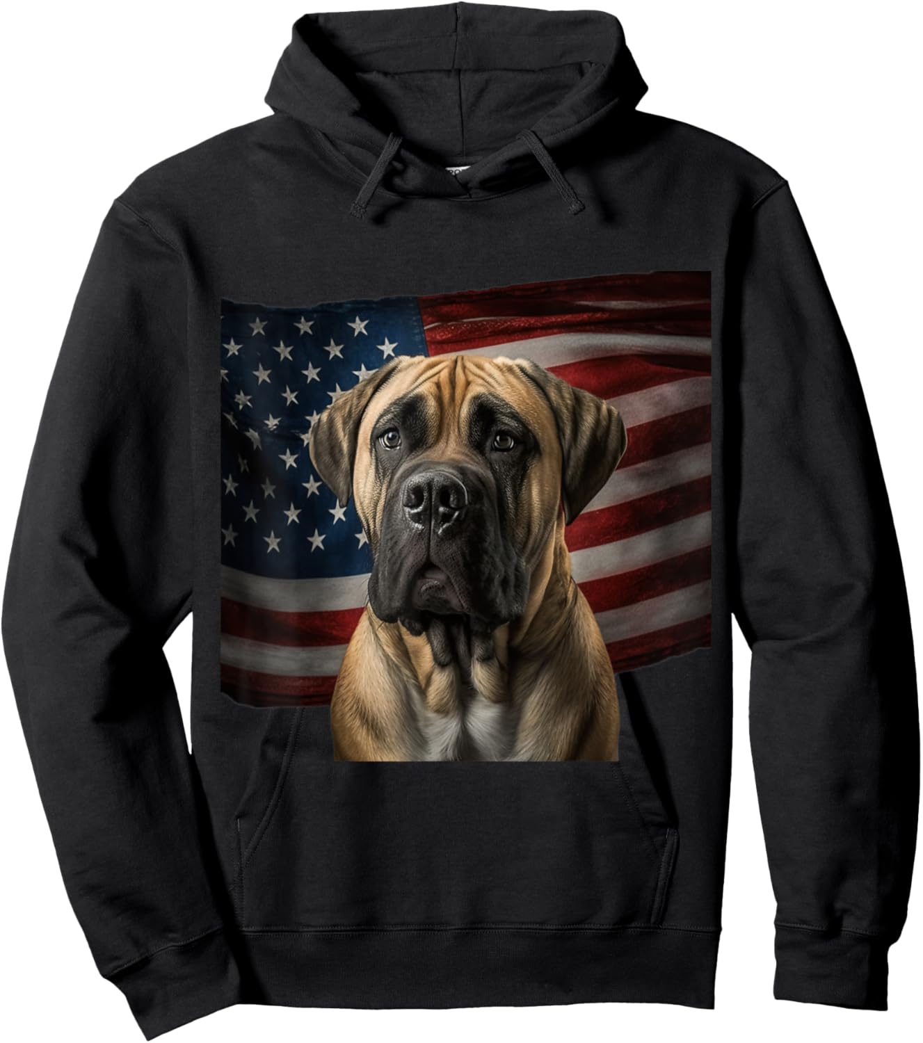 Boerboel 4th of July - Boerboel USA Hoodie - Hoodie | Black
