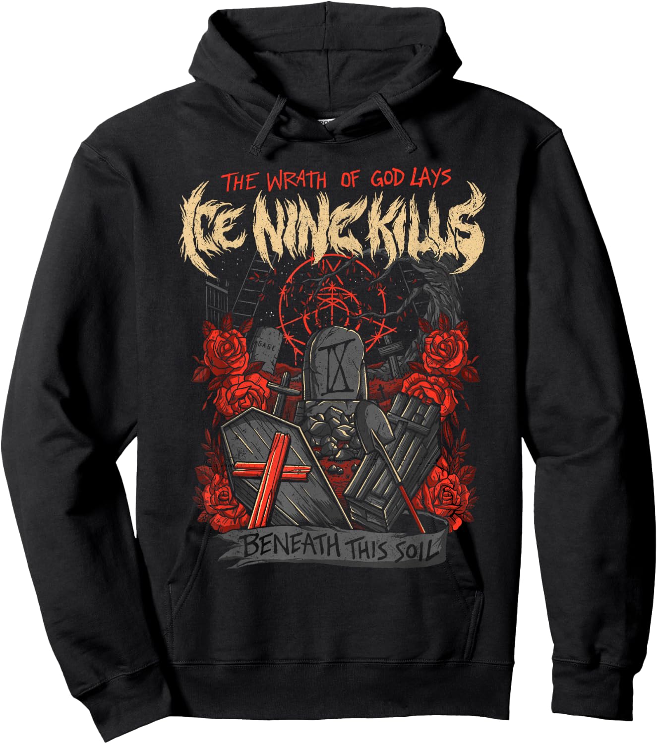 Ice Nine Kills – The Wrath of God Hoodie - Hoodie | Black