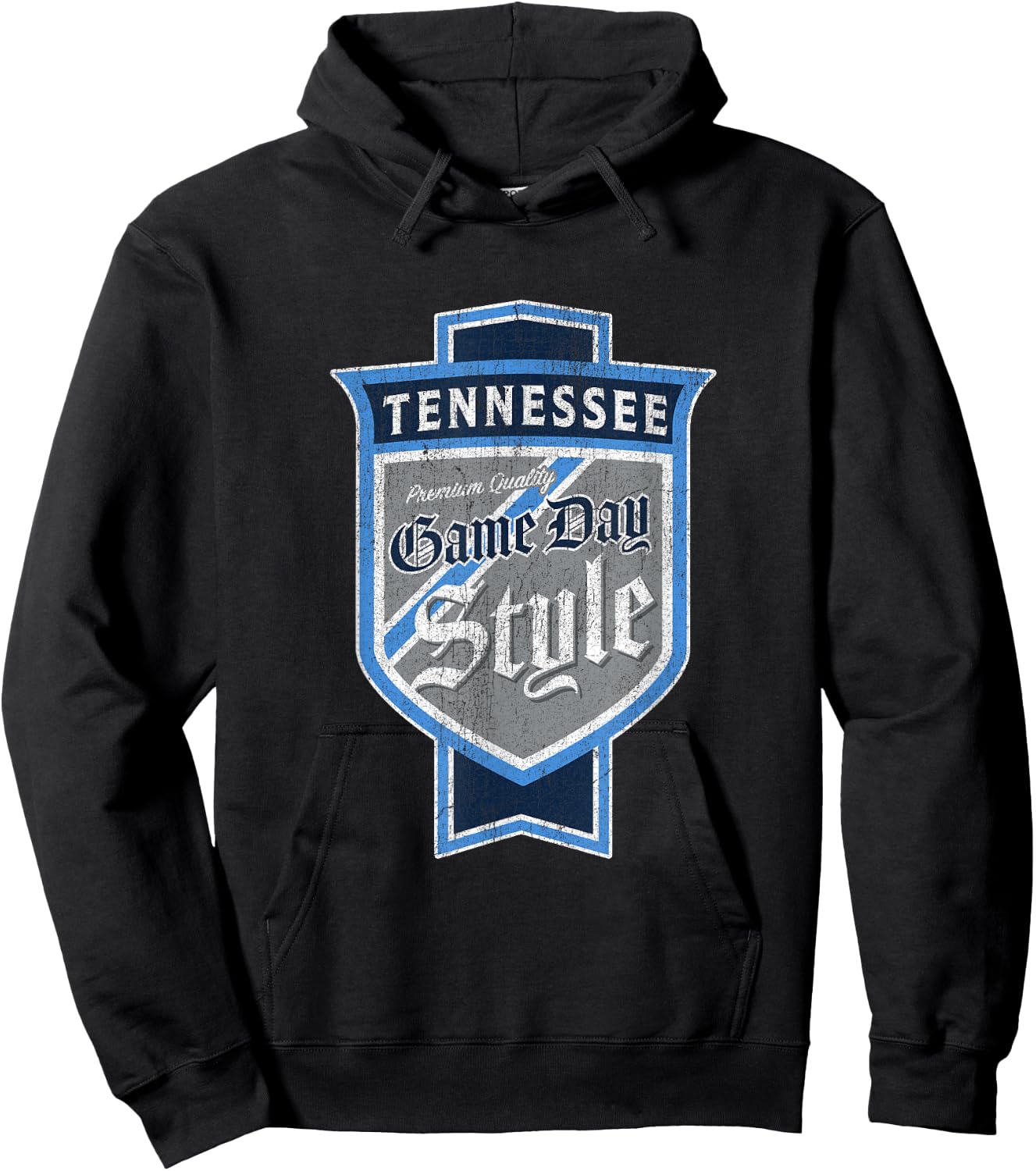 Faded Tennessee Beer Label - NashvillePride Hoodie - Hoodie | Black
