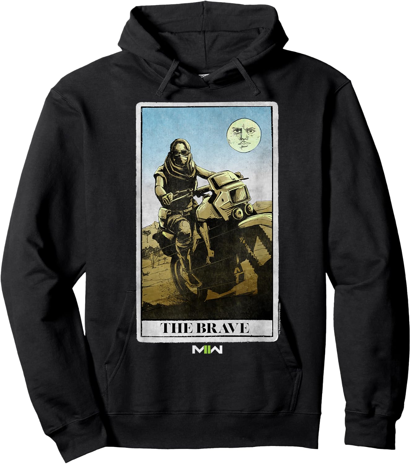 Call of Duty: Modern Warfare 2 The Brave Desert Bike Card Hoodie - Hoodie | Black