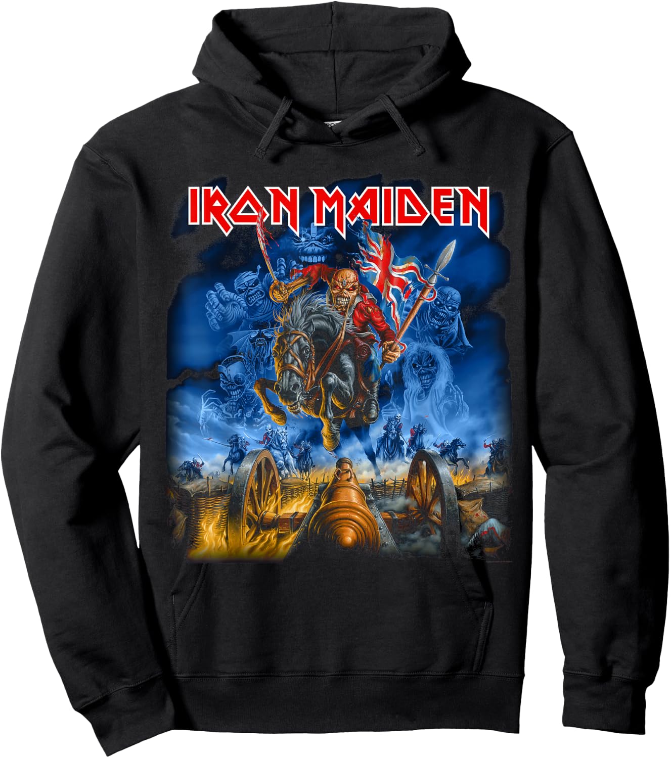 Iron Maiden - Trooper Hoodie - Hoodie | Black