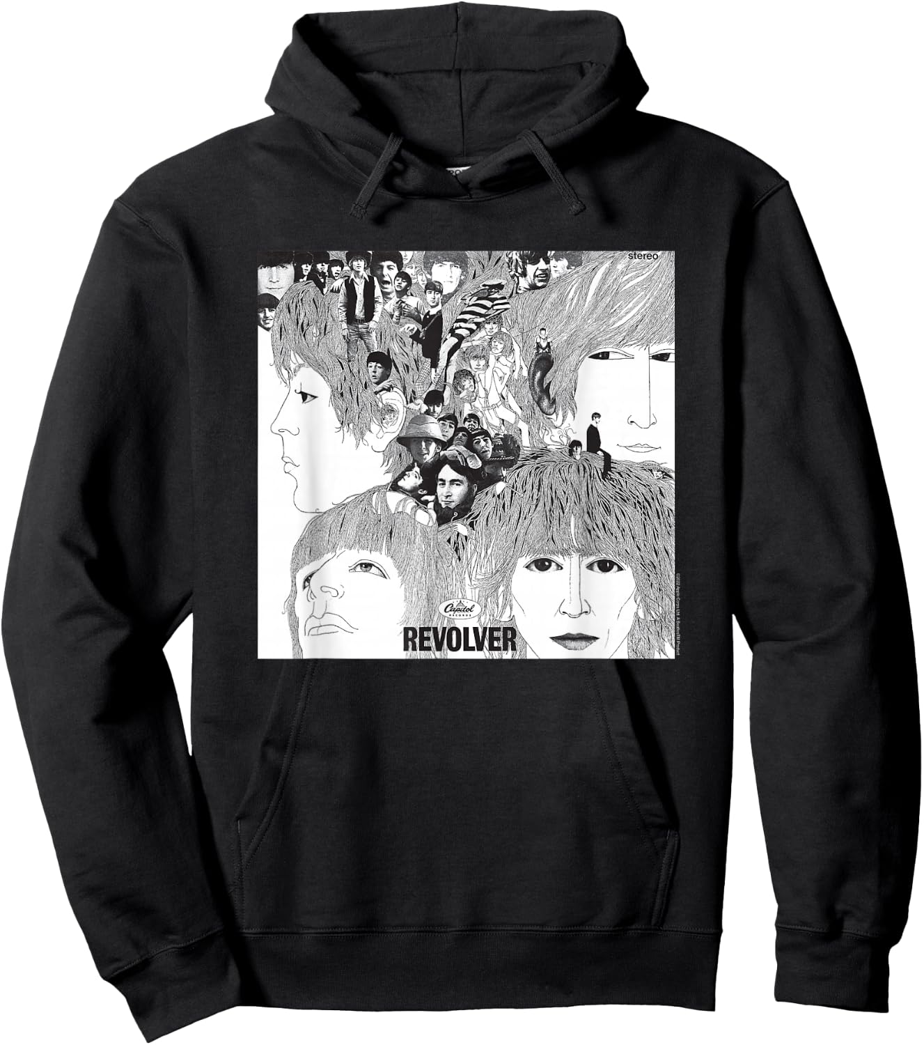 The Beatles - Revolver Album Cover Hoodie - Hoodie | Black