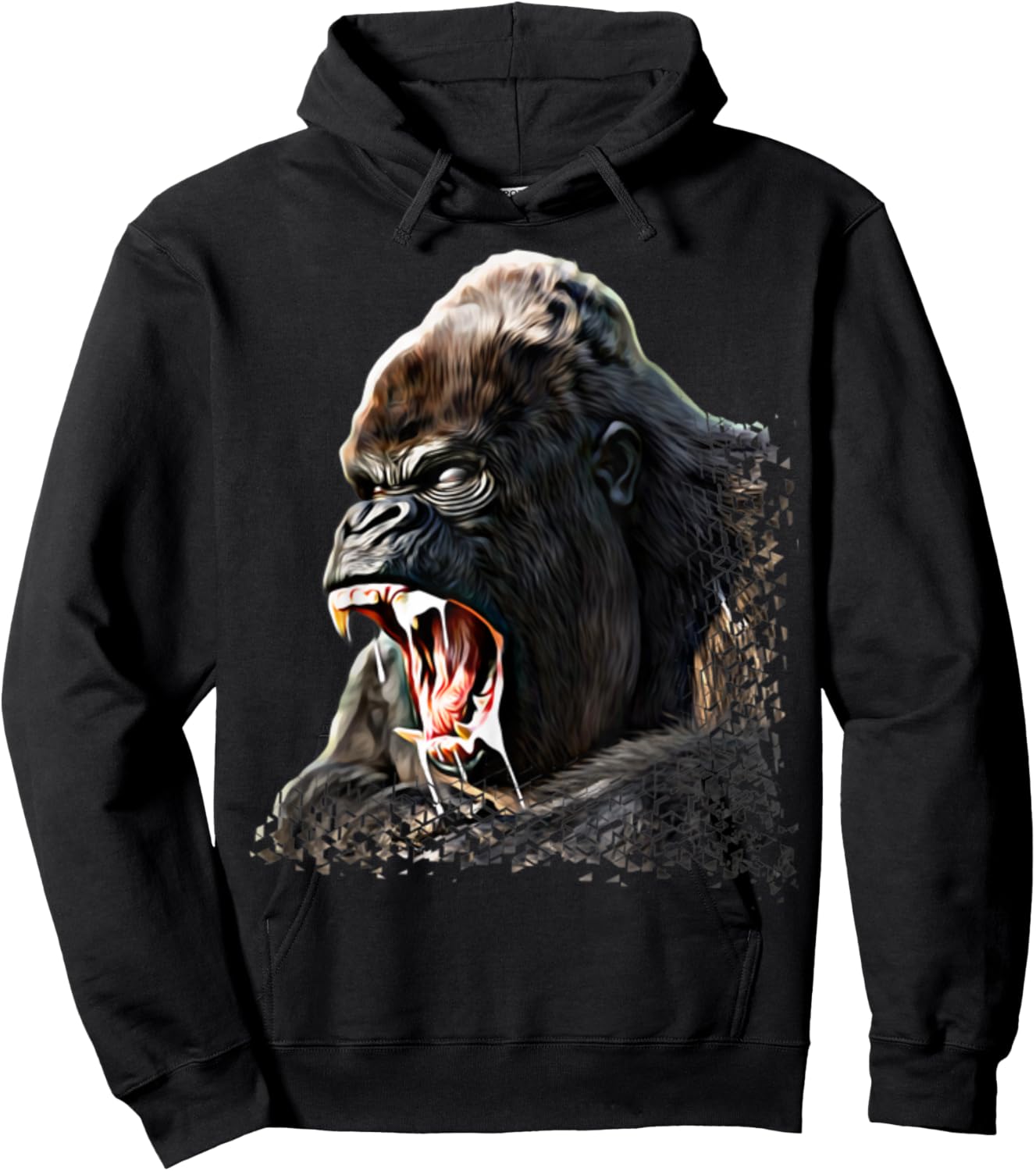 Gorilla Ape Monkey Animal Lover Women & Kids Gorilla Hoodie - Hoodie | Black
