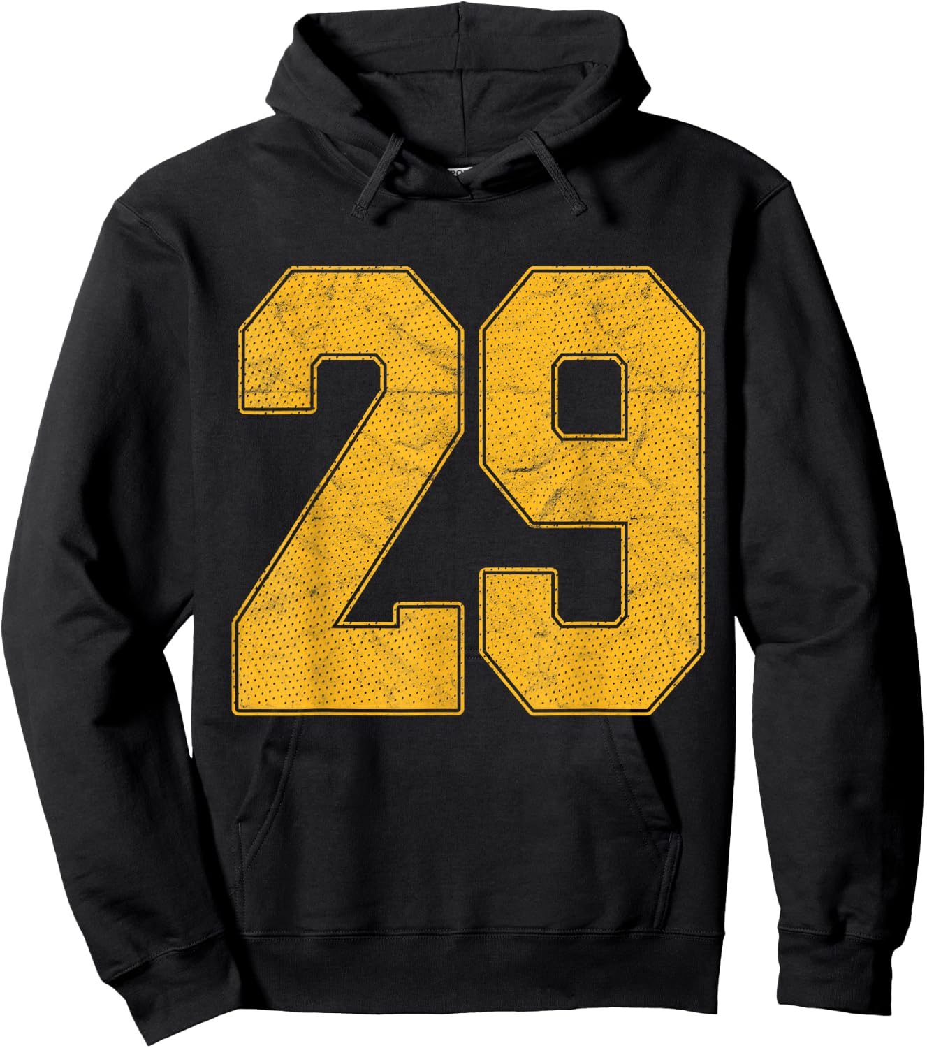 Number 29 Numbered Uniform Sports Team Jersey 29th Birthday Hoodie - Hoodie | Black
