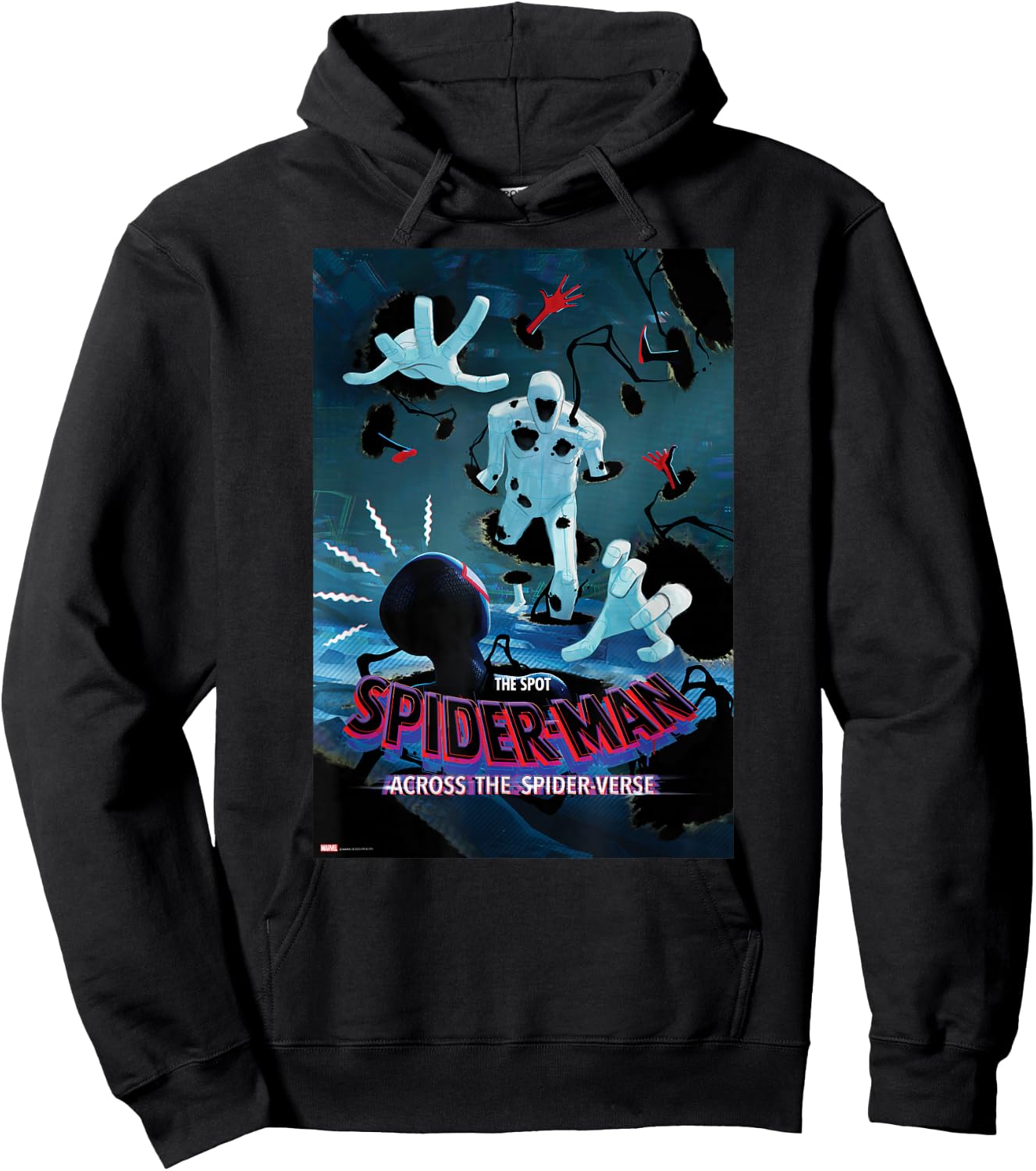 Marvel Spider-Man: Across the Spider-Verse The Spot Poster Hoodie - Hoodie | Black