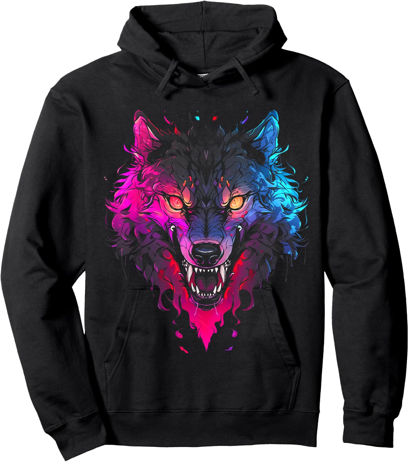 Horror Werewolf Head Halloween Mythology Wolf Shifter Lycan Hoodie - Hoodie | Black