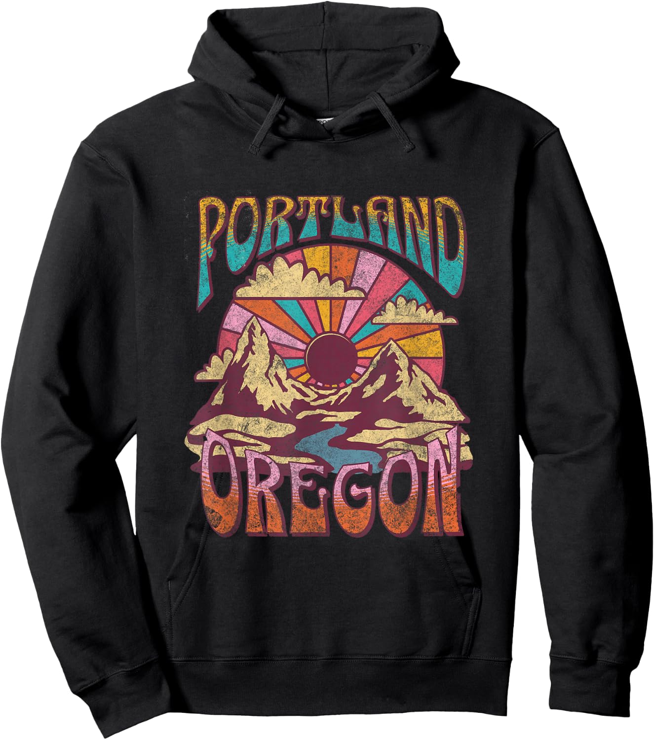 Portland Oregon Hoodie - Hoodie | Black