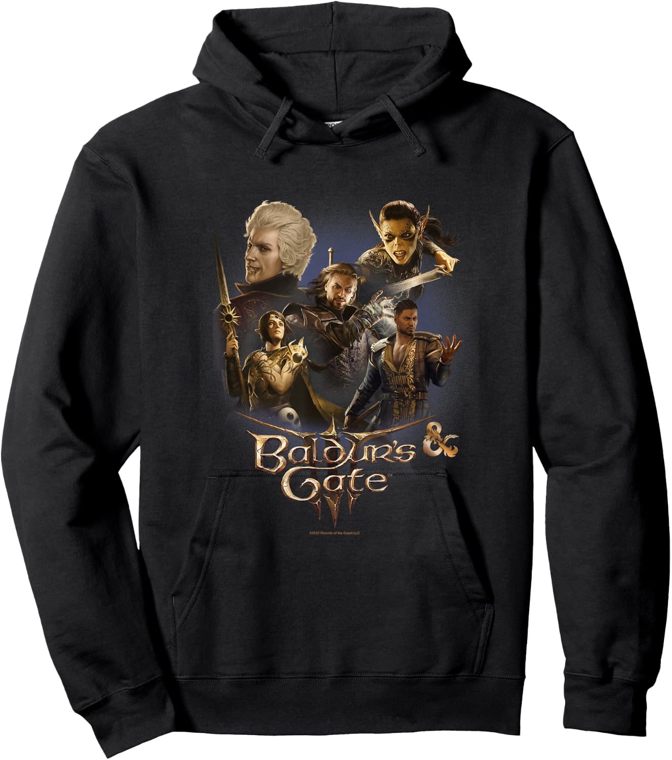 Dungeons & Dragons Baldur's Gate III Companions Group Hoodie - Hoodie | Black