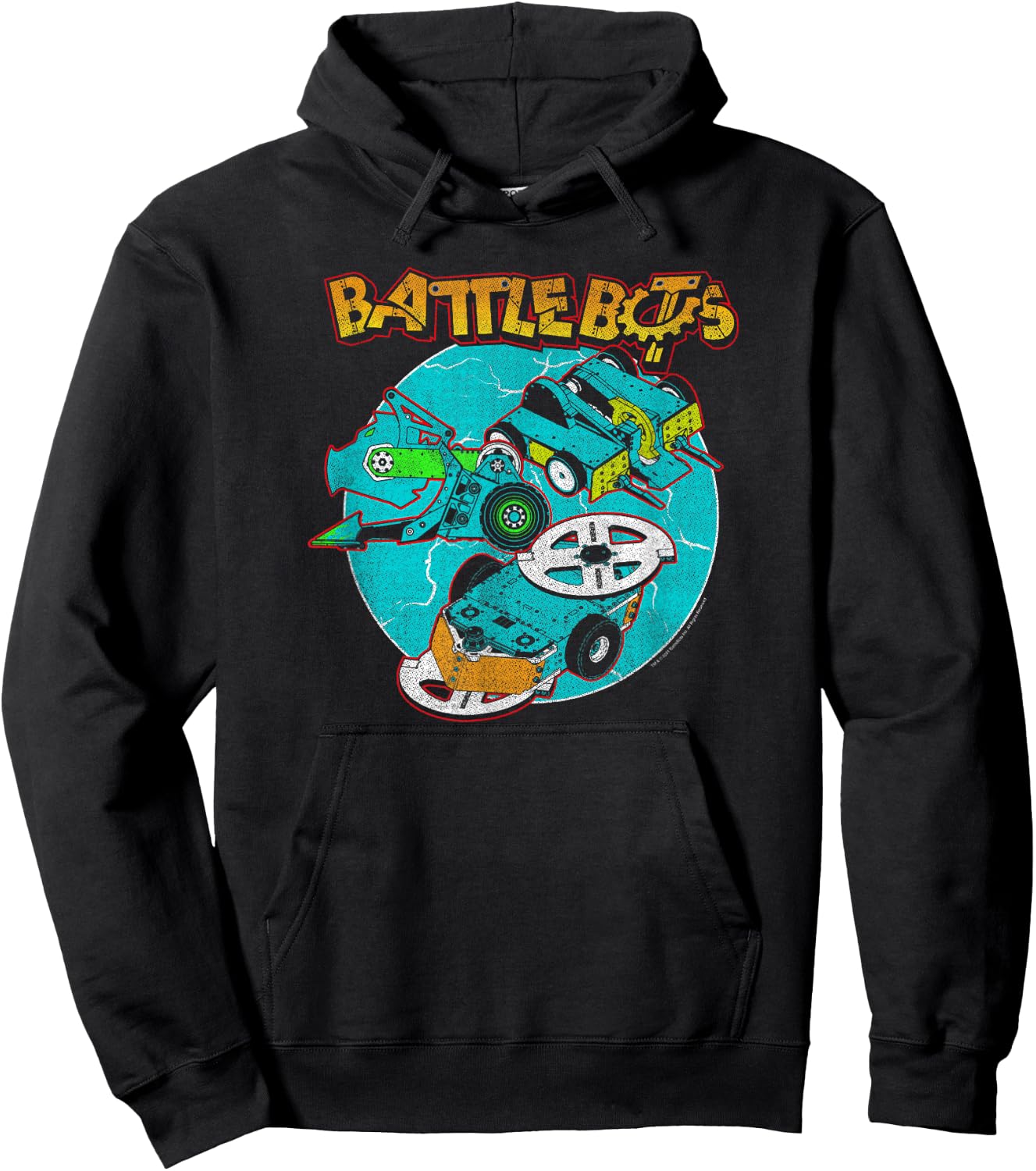 BattleBots Group Robot Lock Up Logo Hoodie - Hoodie | Black