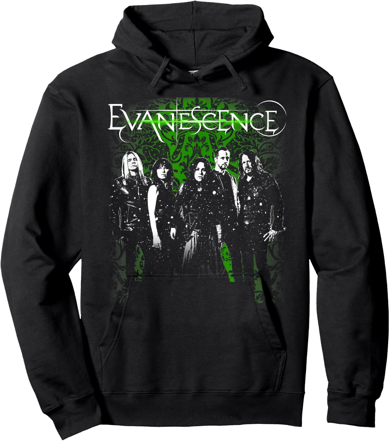 Evanescence – Band Photo Green Hoodie - Hoodie | Black