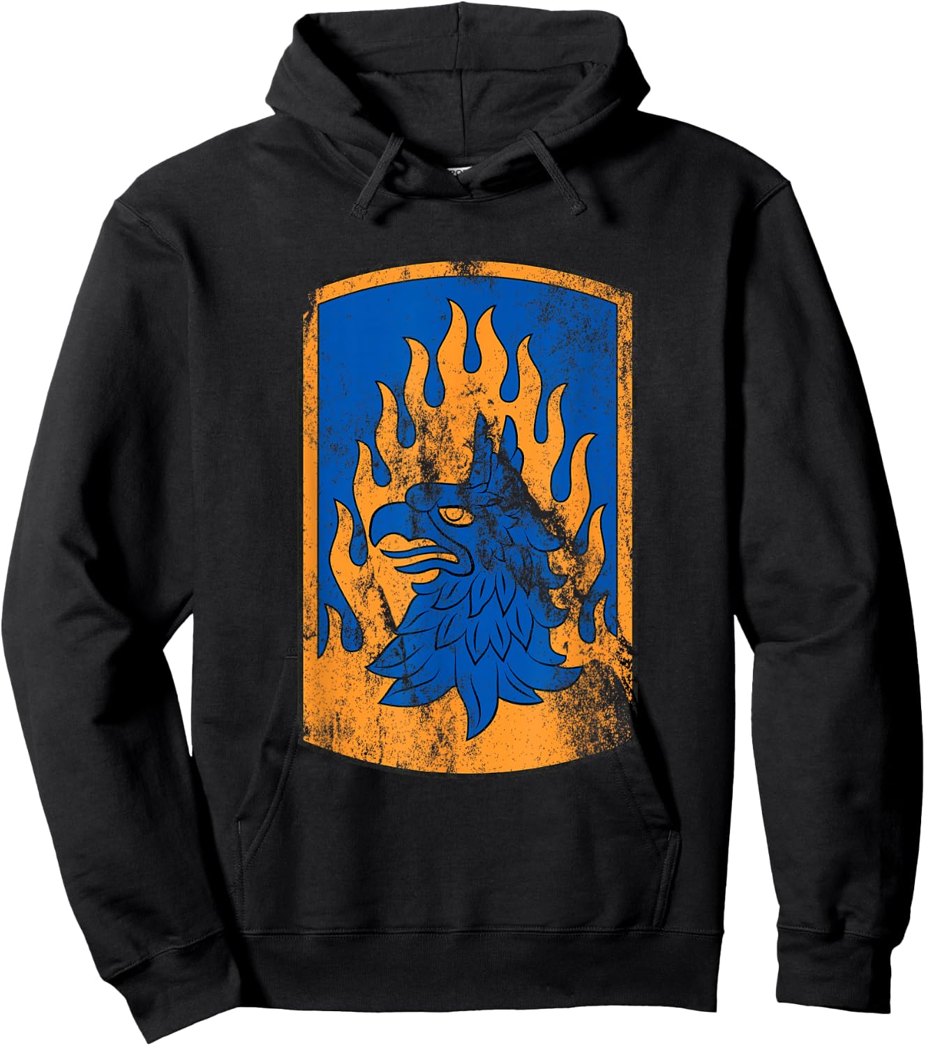 12th Combat Aviation Brigade Patch - 12th CAB Vintage Hoodie - Hoodie | Black