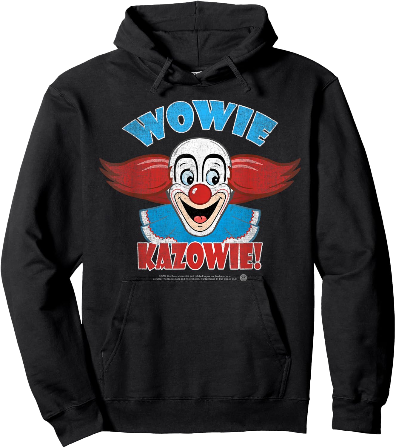 Bozo the Clown - Wowie Kazowie Vintage Hoodie - Hoodie | Black