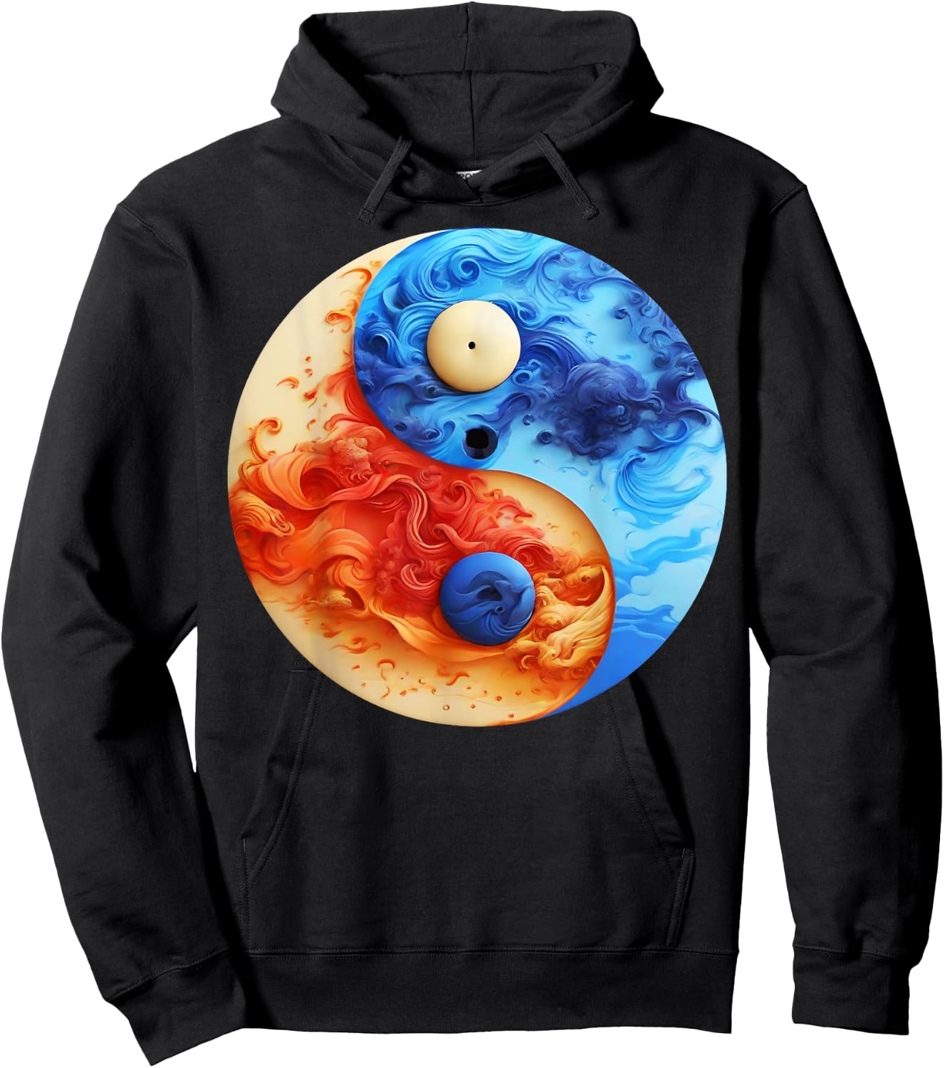 Yin Yang Hoodie - Hoodie | Black