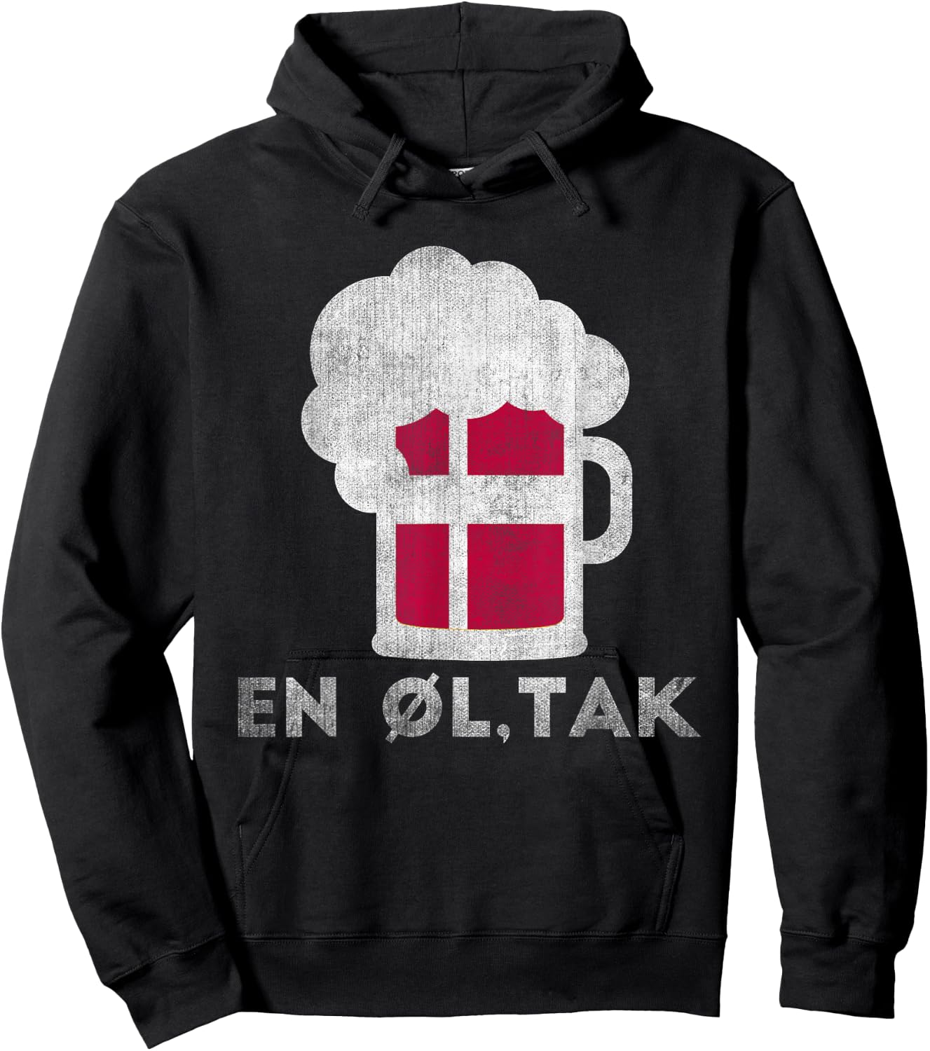 Funny Danish Beer Order Denmark Hoodie - Hoodie | Black