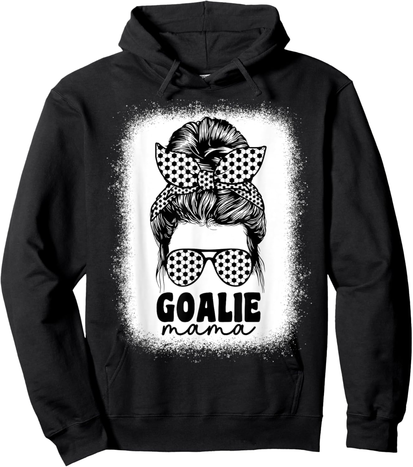 Soccer Goalie Mama Goal Keeper Soccer Goalkeeper Mom Funny Hoodie - Hoodie | Black