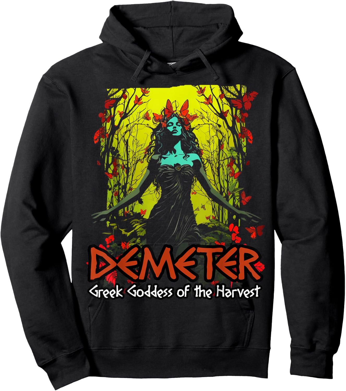Greek Goddess Greek Mythology Demeter Hoodie - Hoodie | Black
