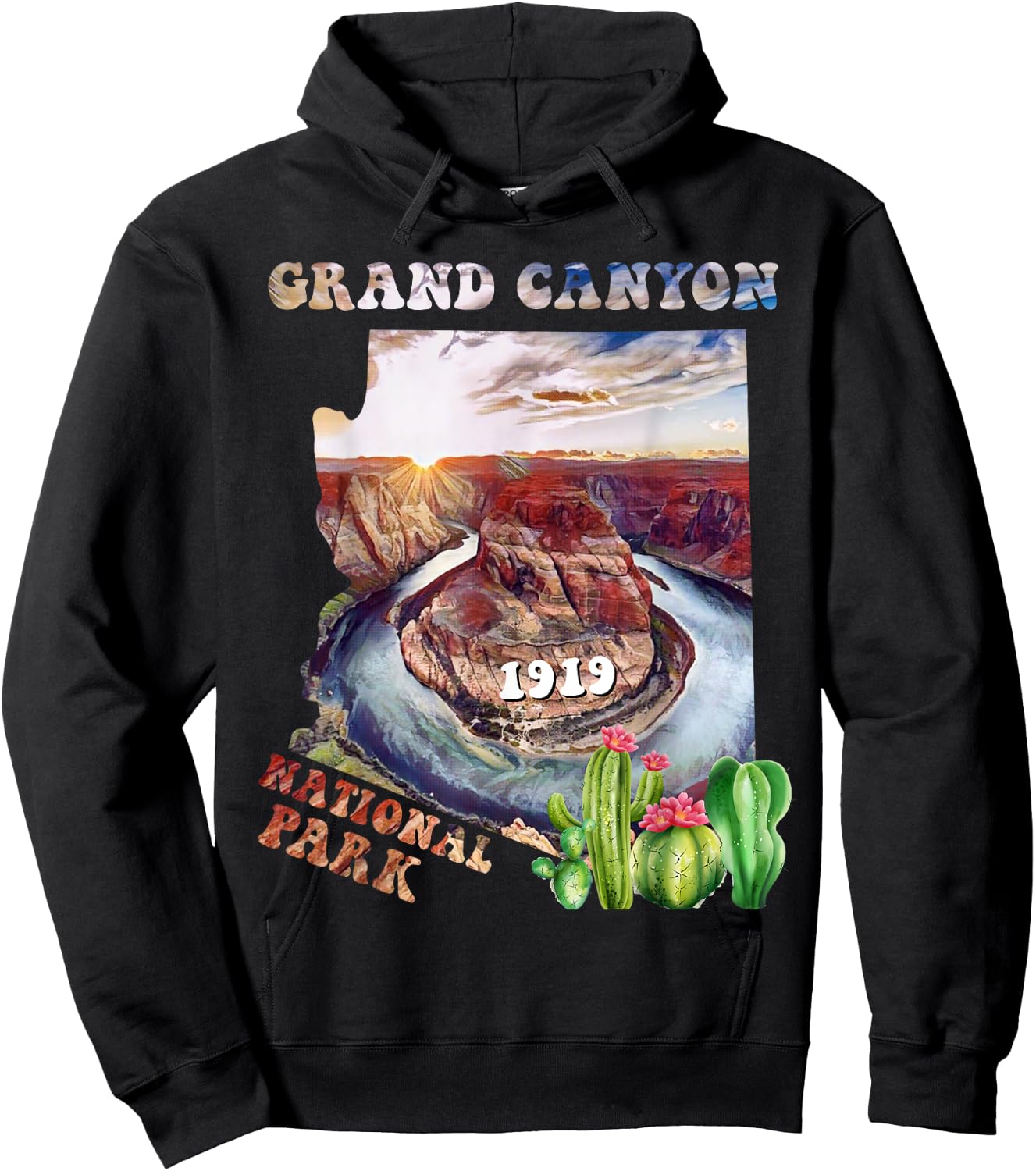 Grand Canyon National Park Hoodie - Hoodie | Black