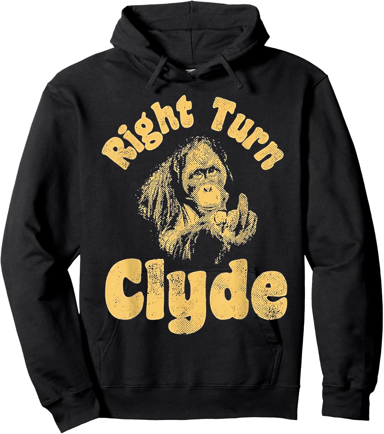 Right Turn Clyde Hoodie - Hoodie | Black
