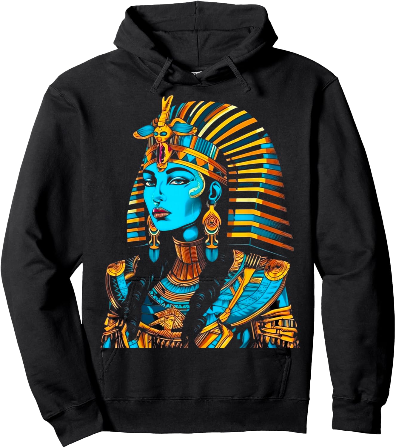 Egyptian Goddess Design Hoodie - Hoodie | Black