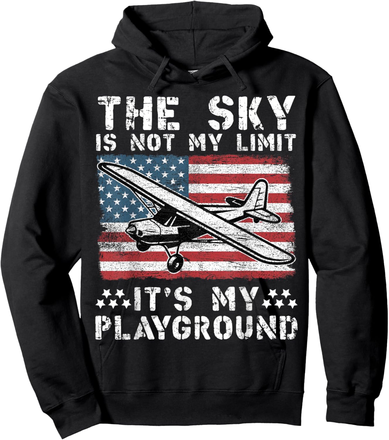 The Sky is Not My Limit It's My Playground Hoodie - Hoodie | Black