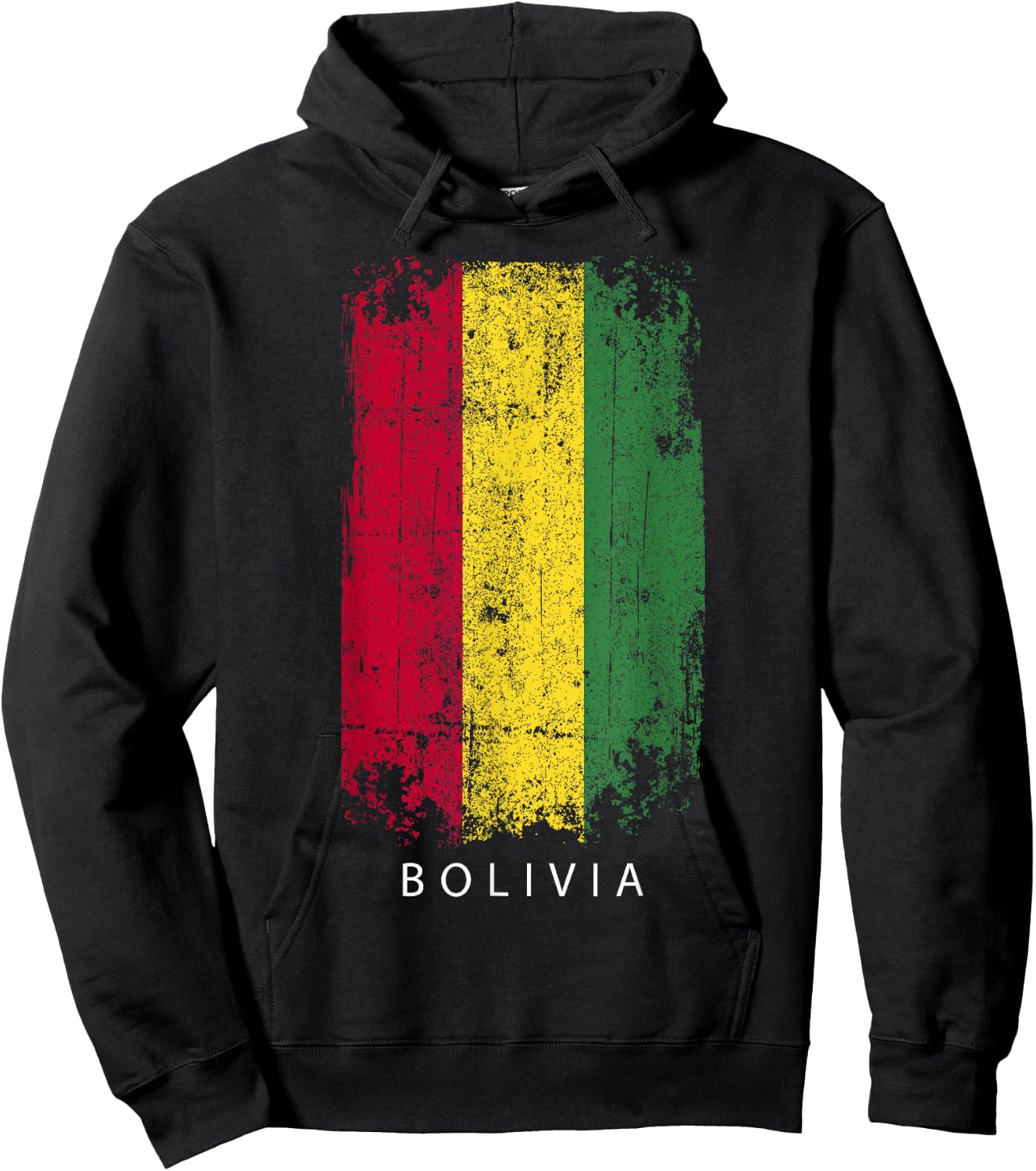 Bolivia Souvenir Design - Country Flag Bolivia Hoodie - Hoodie | Black