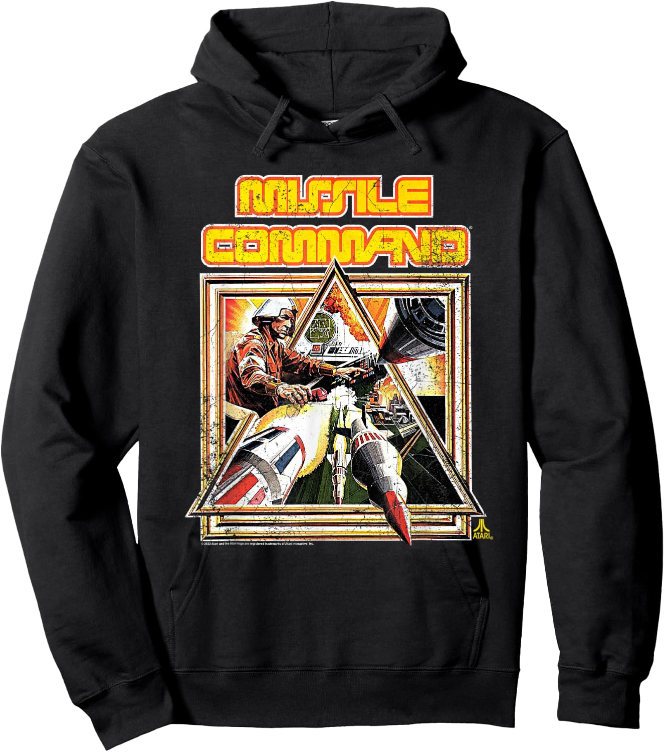 Atari Missile Commander Hoodie - Hoodie | Black
