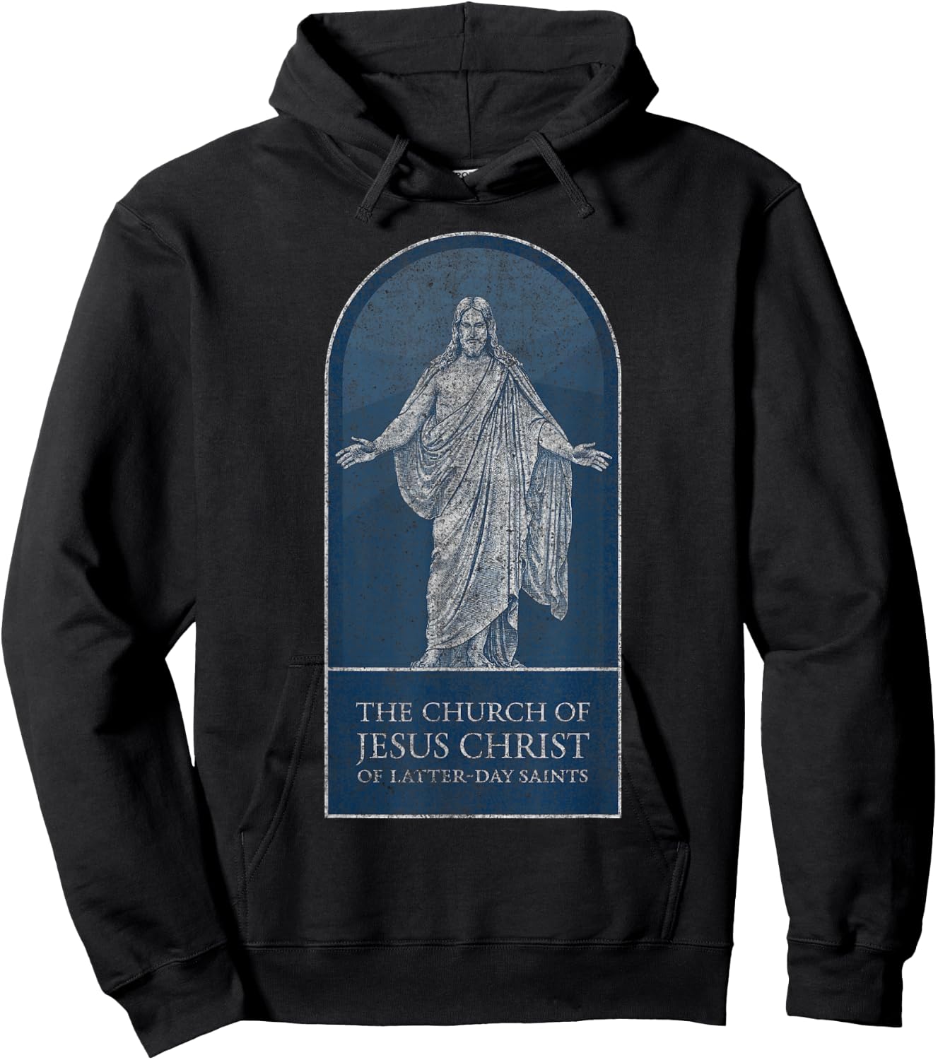 Mormon LDS Church of Jesus Christ of Latter-day Saints, Blue Hoodie - Hoodie | Black