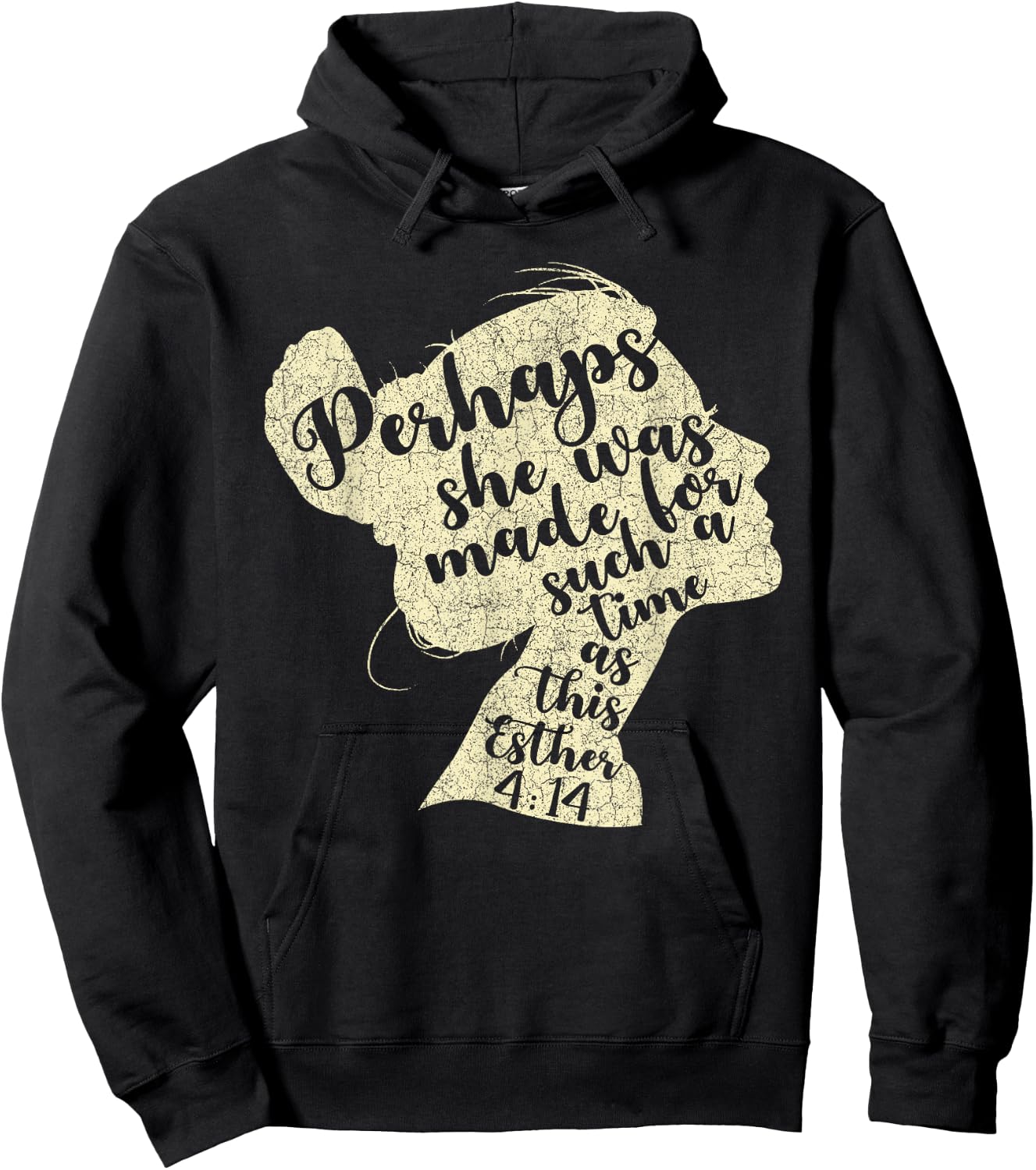 Perhaps She Was Made For Such A Time As This Esther Hoodie - Hoodie | Black