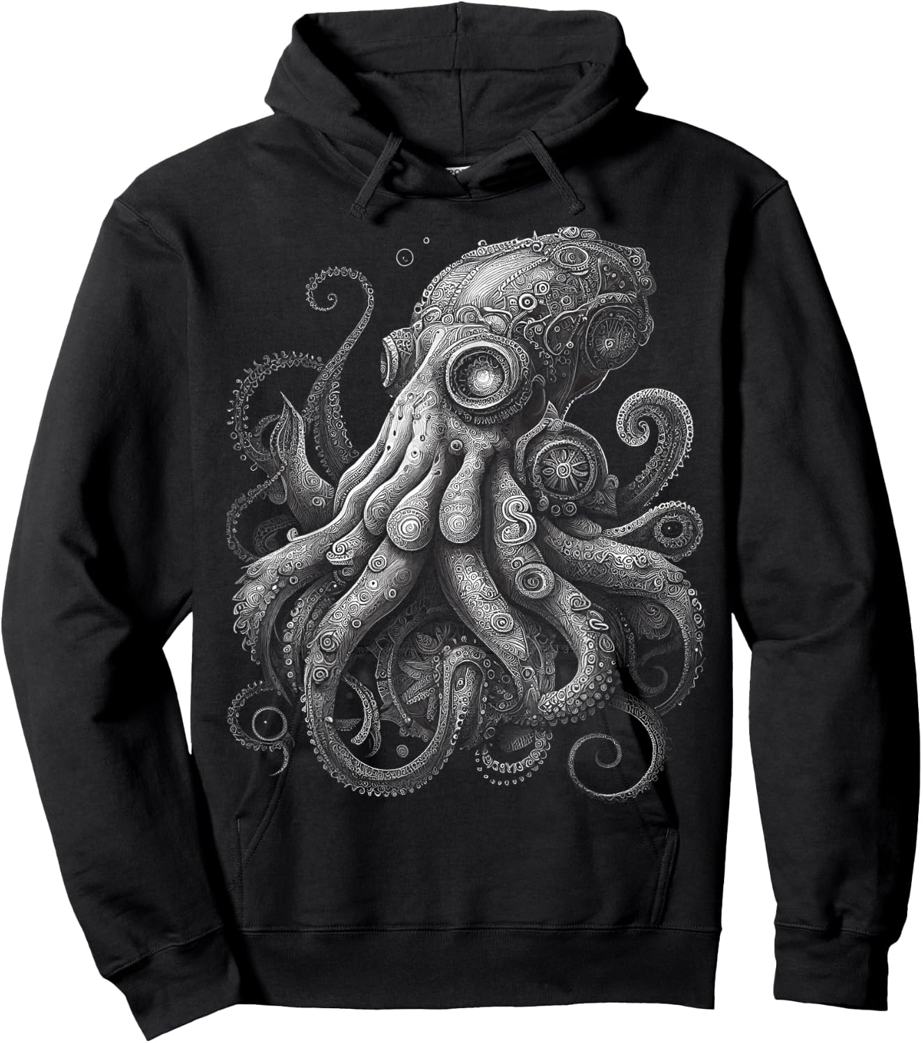 Octopus Tentacle Sea Creature Ocean Marine Biology Design Hoodie - Hoodie | Black