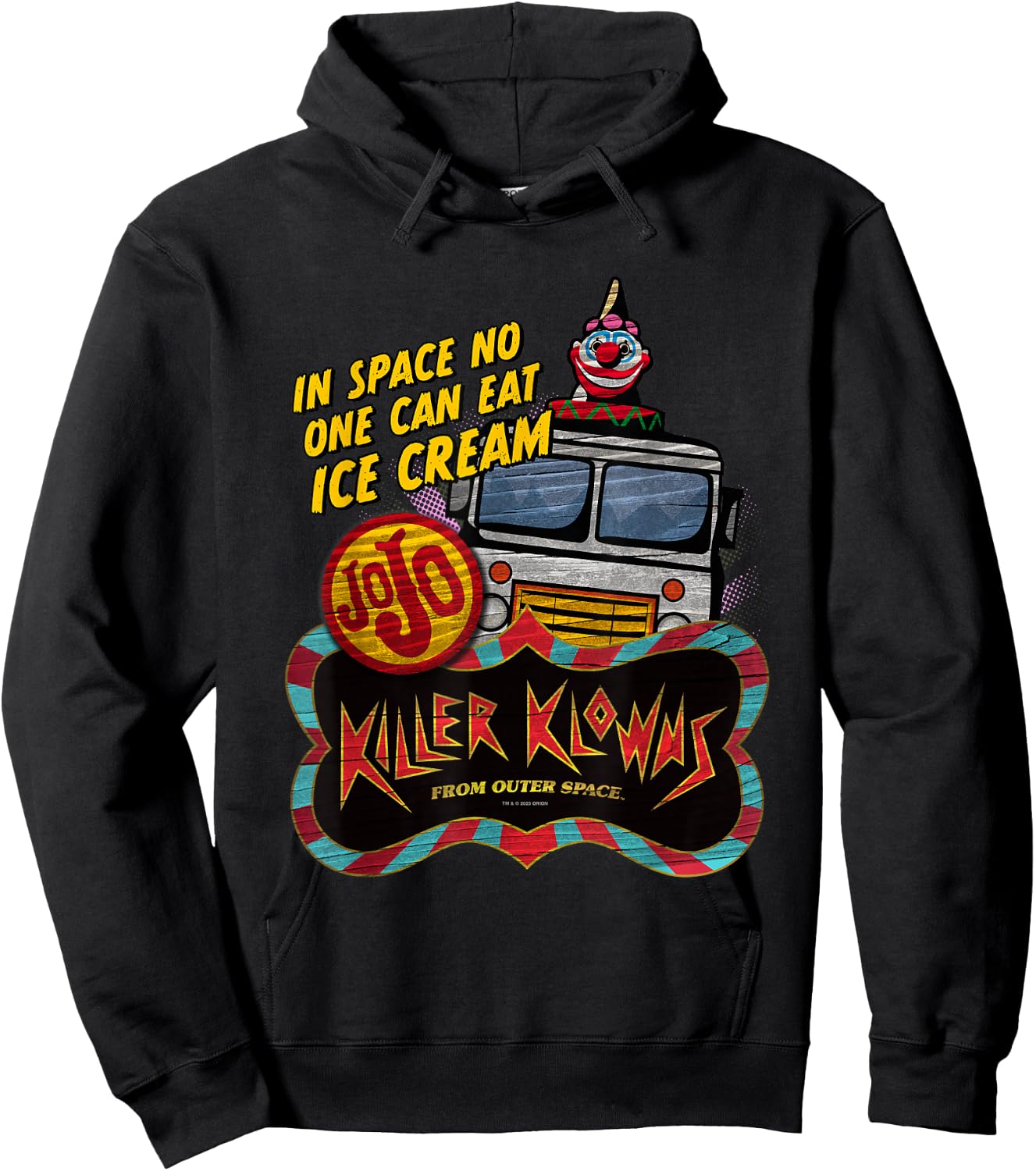 Killer Klowns from Outer Space Jojo Ice Cream Truck Hoodie - Hoodie | Black