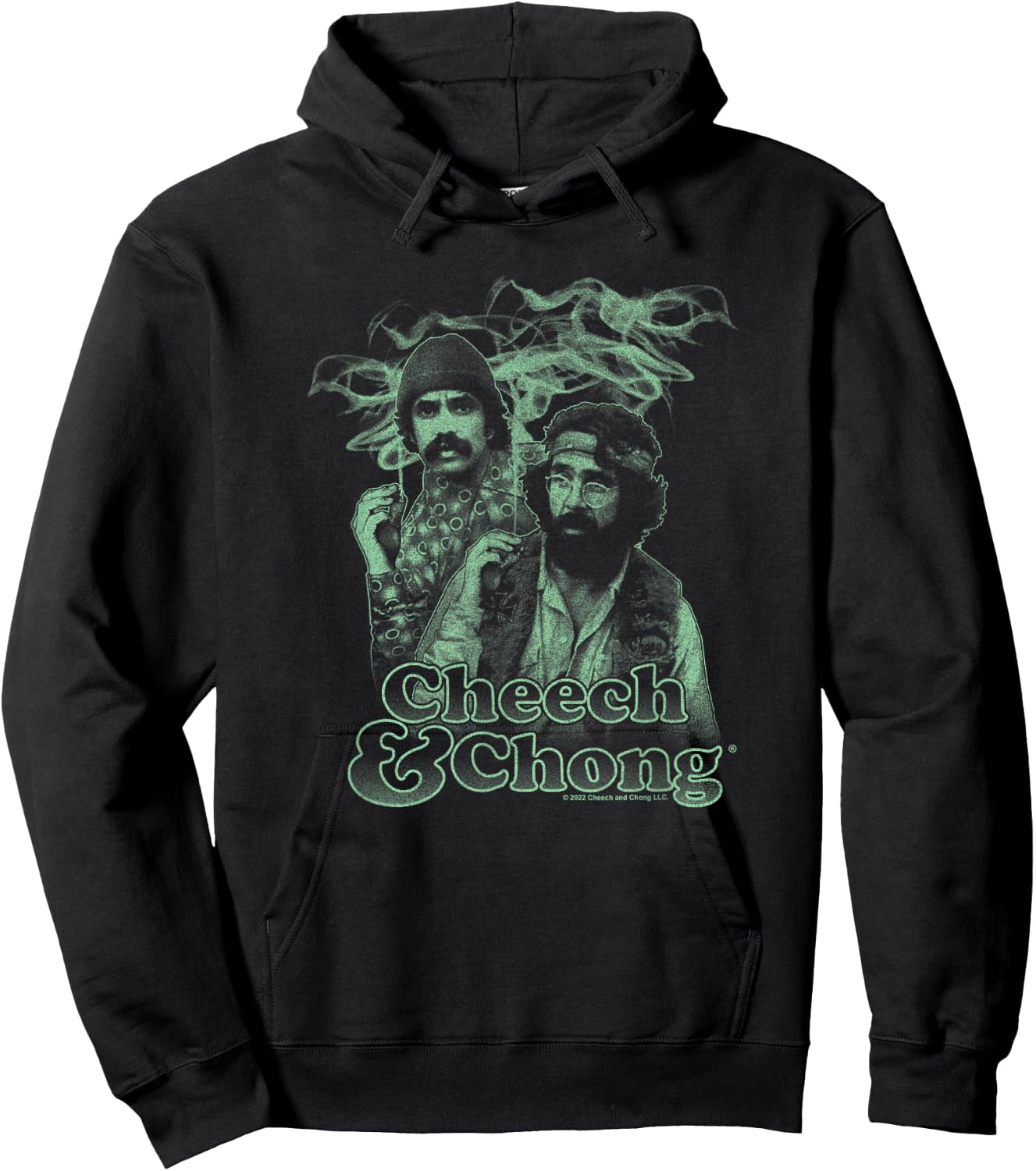 Cheech & Chong Smoking with Style Photography Hoodie - Hoodie | Black