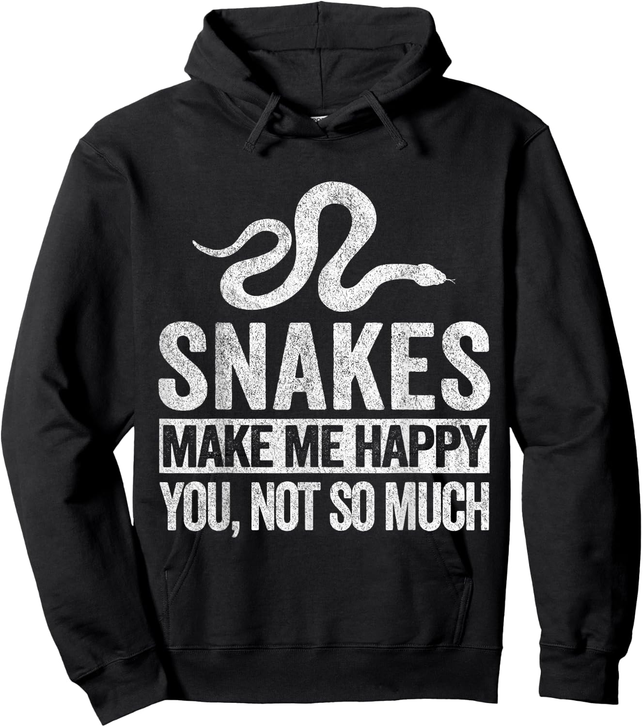 Snake Lover Funny Snake Quote Retro Hoodie - Hoodie | Black