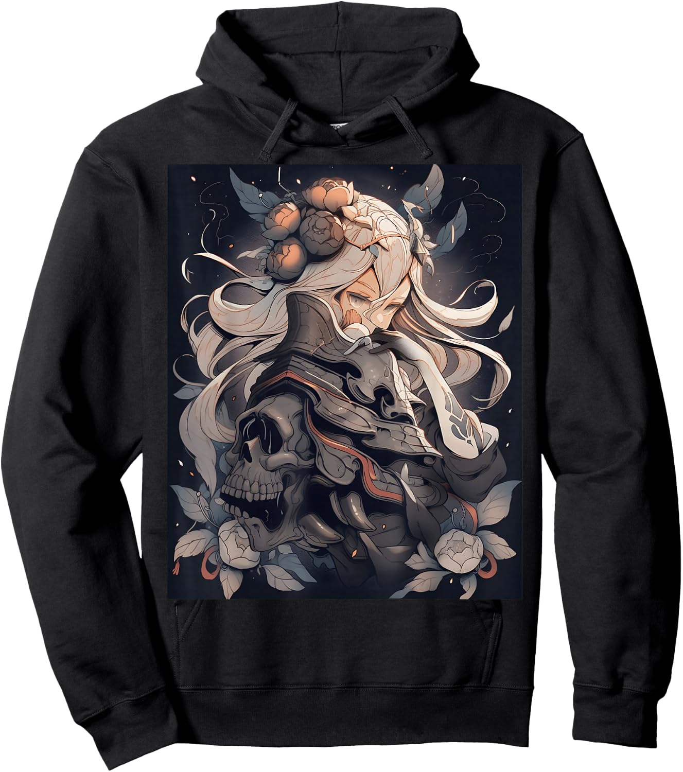Rockabilly Style 80s Cartoon Anime Japanese Women Kids Hoodie - Hoodie | Black