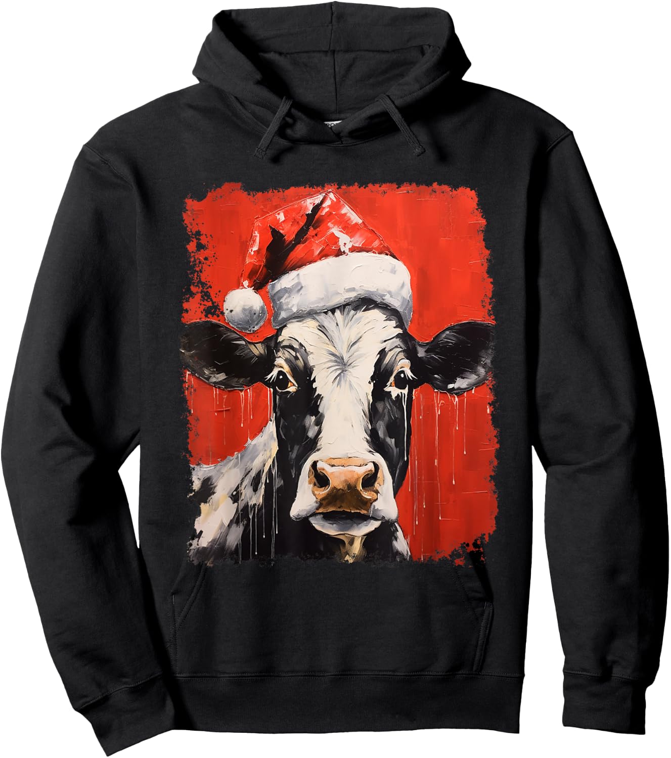 Farm Animals Christmas Hoodie - Hoodie | Black