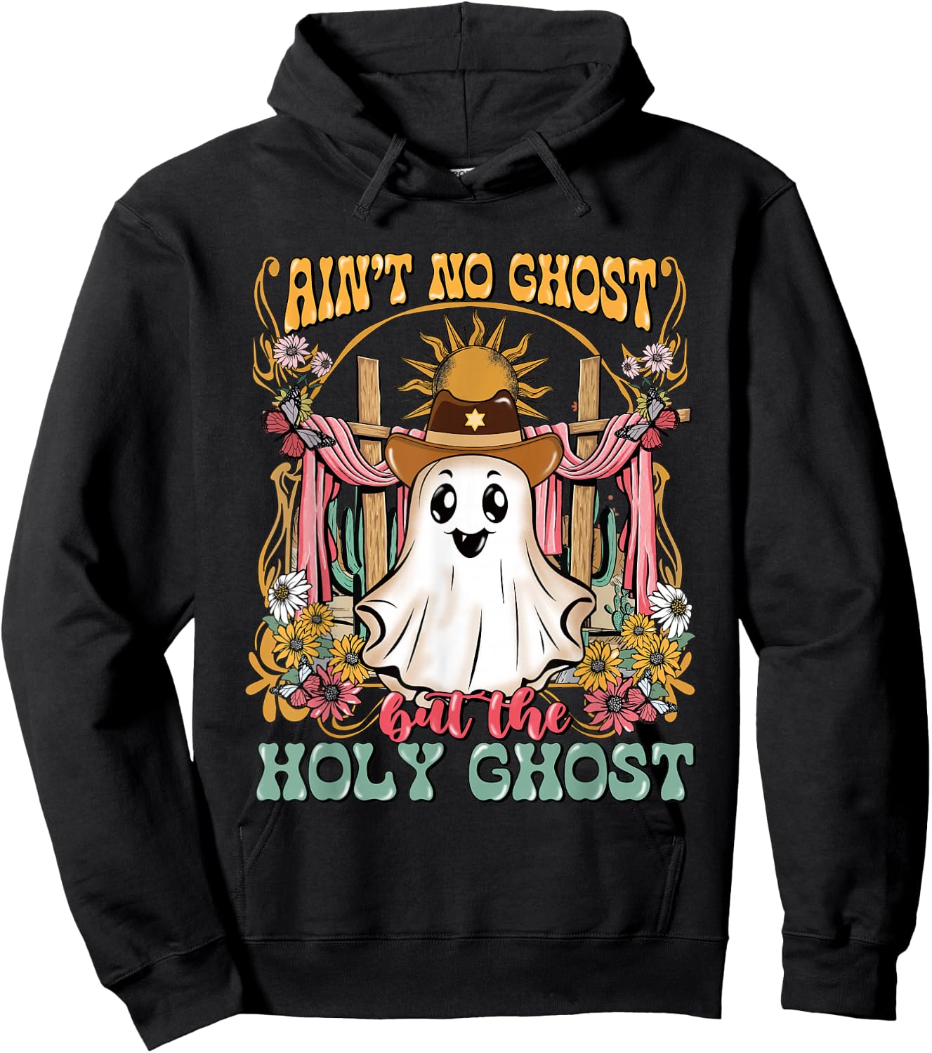 Ain't No Ghost But The Holy Ghost Halloween Hoodie - Hoodie | Black