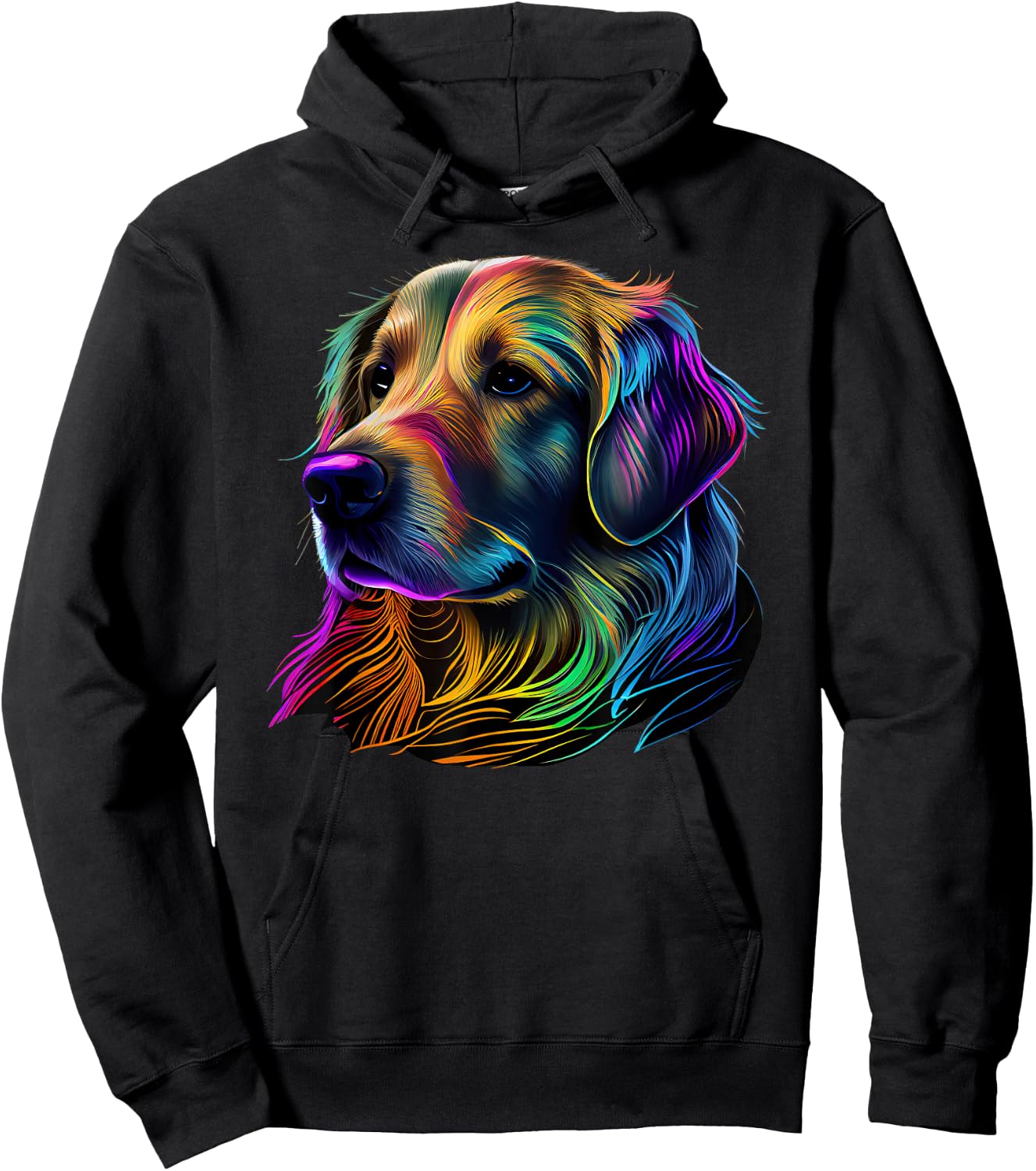 Golden Retriever Pop Art Golden Retriever Lovers Hoodie - Hoodie | Black