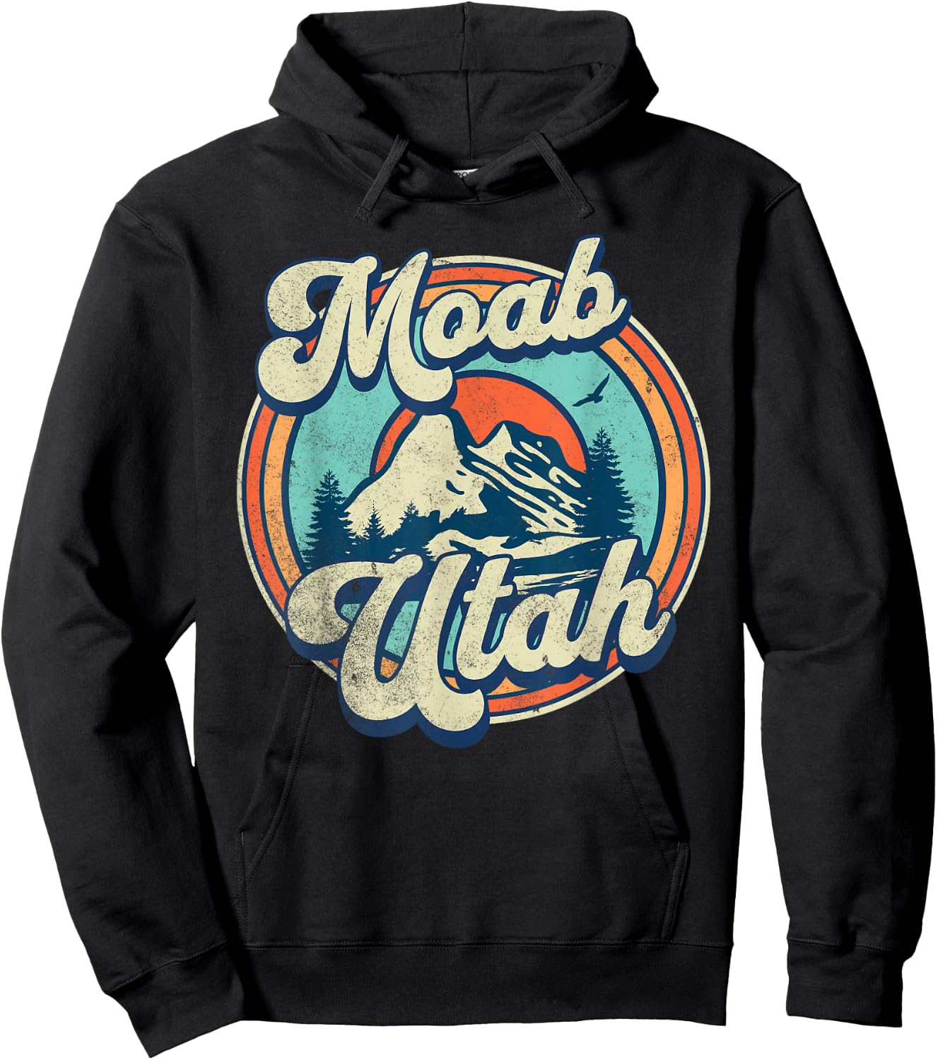 Moab Utah Hoodie - Hoodie | Black