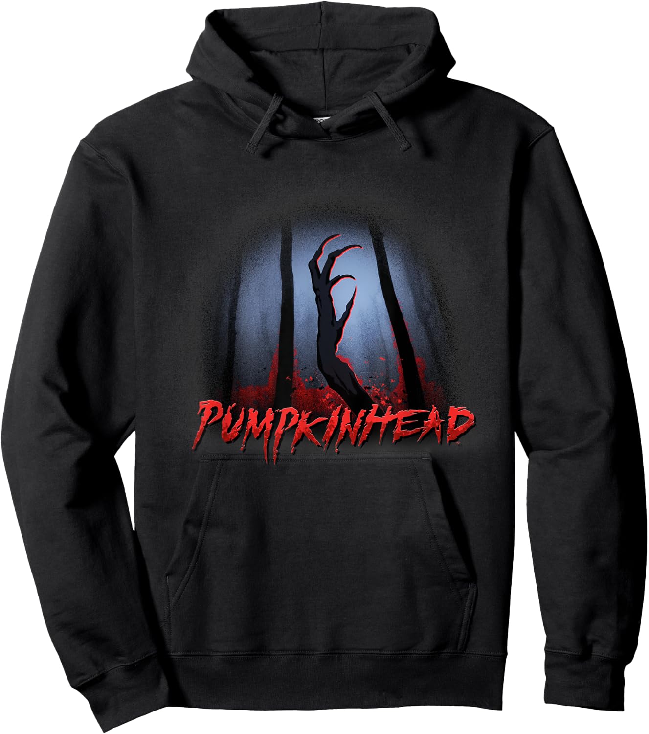 Pumpkinhead Logo with Hand Silohuette Hoodie - Hoodie | Black