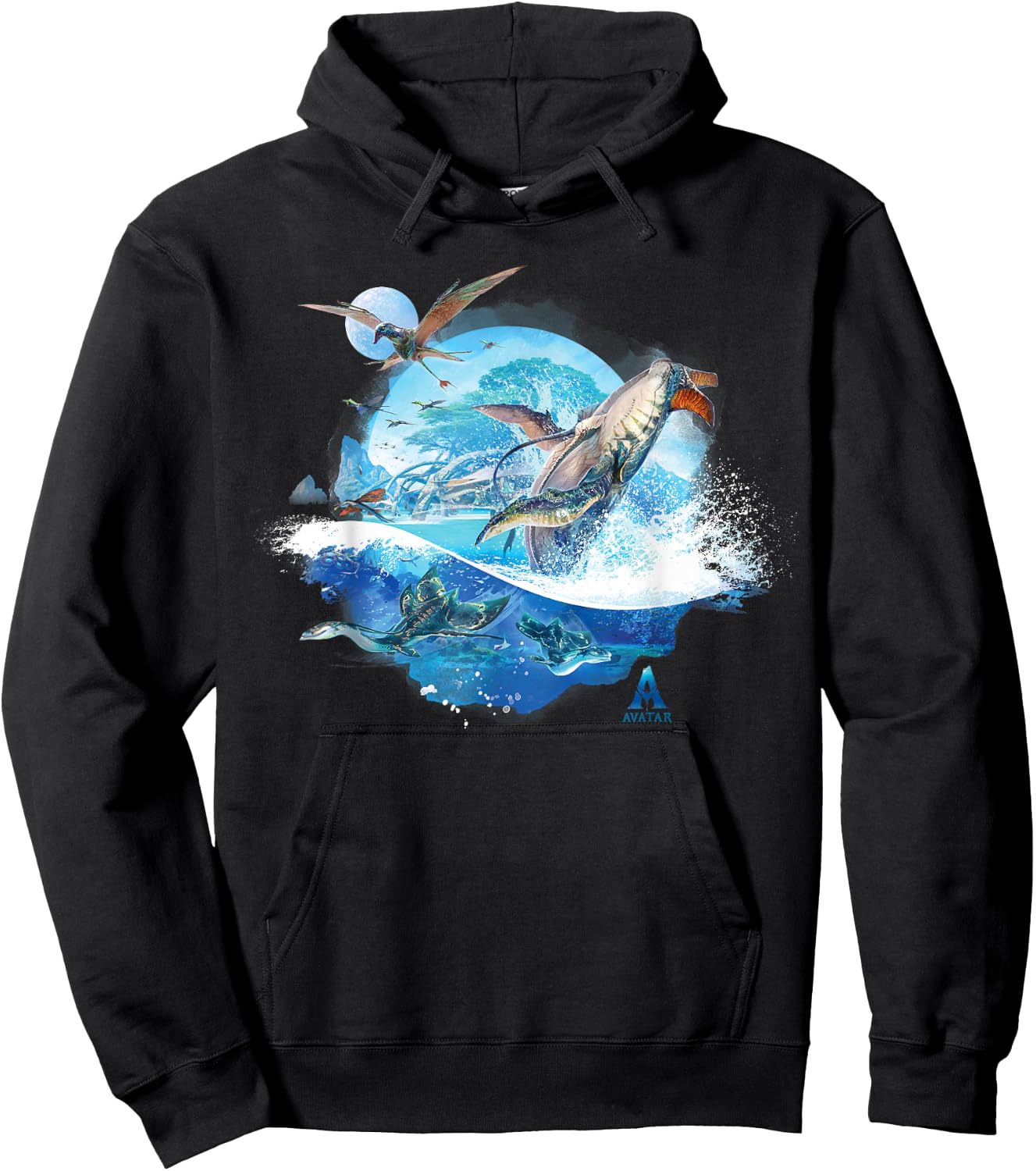 Avatar: The Way of Water Creatures of Sea and Sky Hoodie - Hoodie | Black