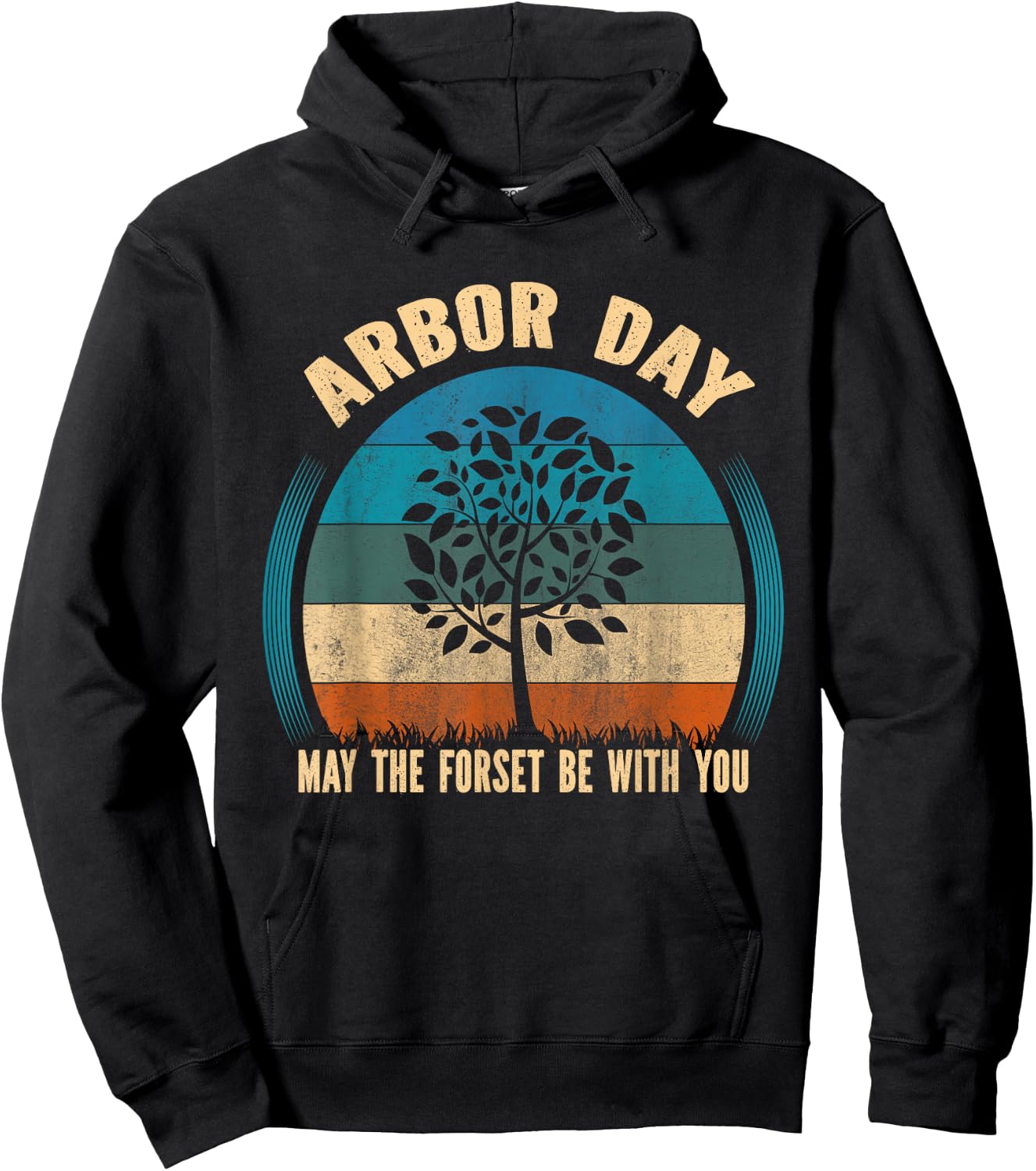 Plant Trees Tree Hugger Earth Day Arbor Day Hoodie - Hoodie | Black
